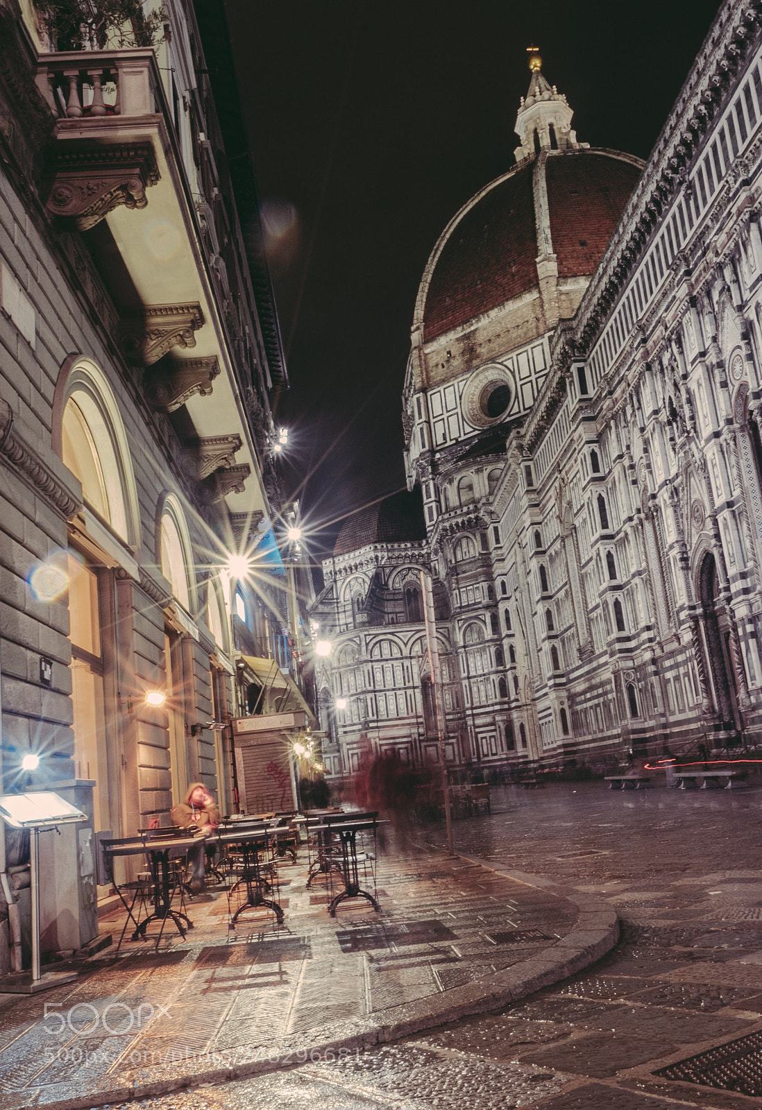 Sony a7 II sample photo. Cafe terrace at night! photography
