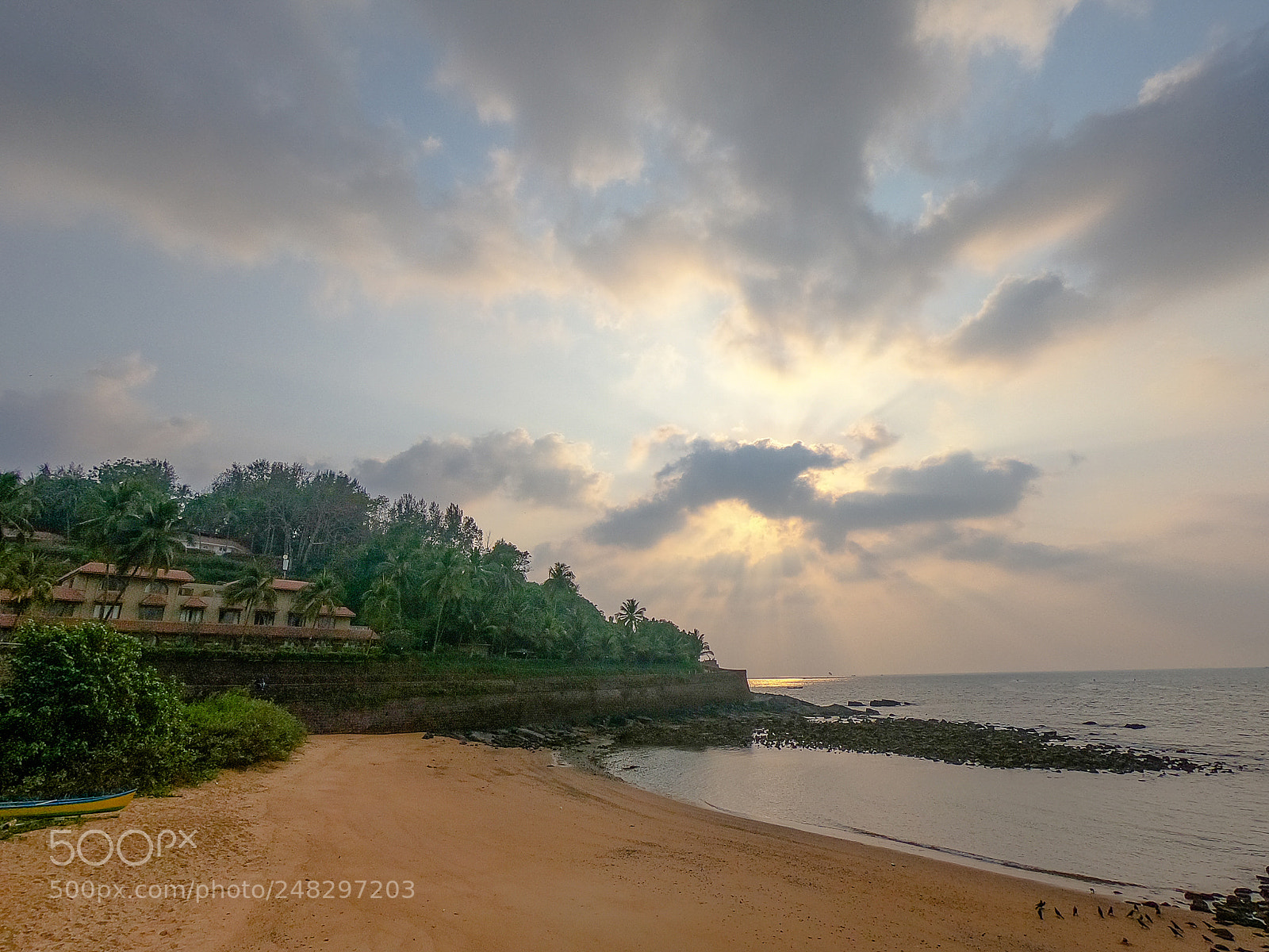 GoPro Hero6 Black sample photo. Sunset view from taj photography