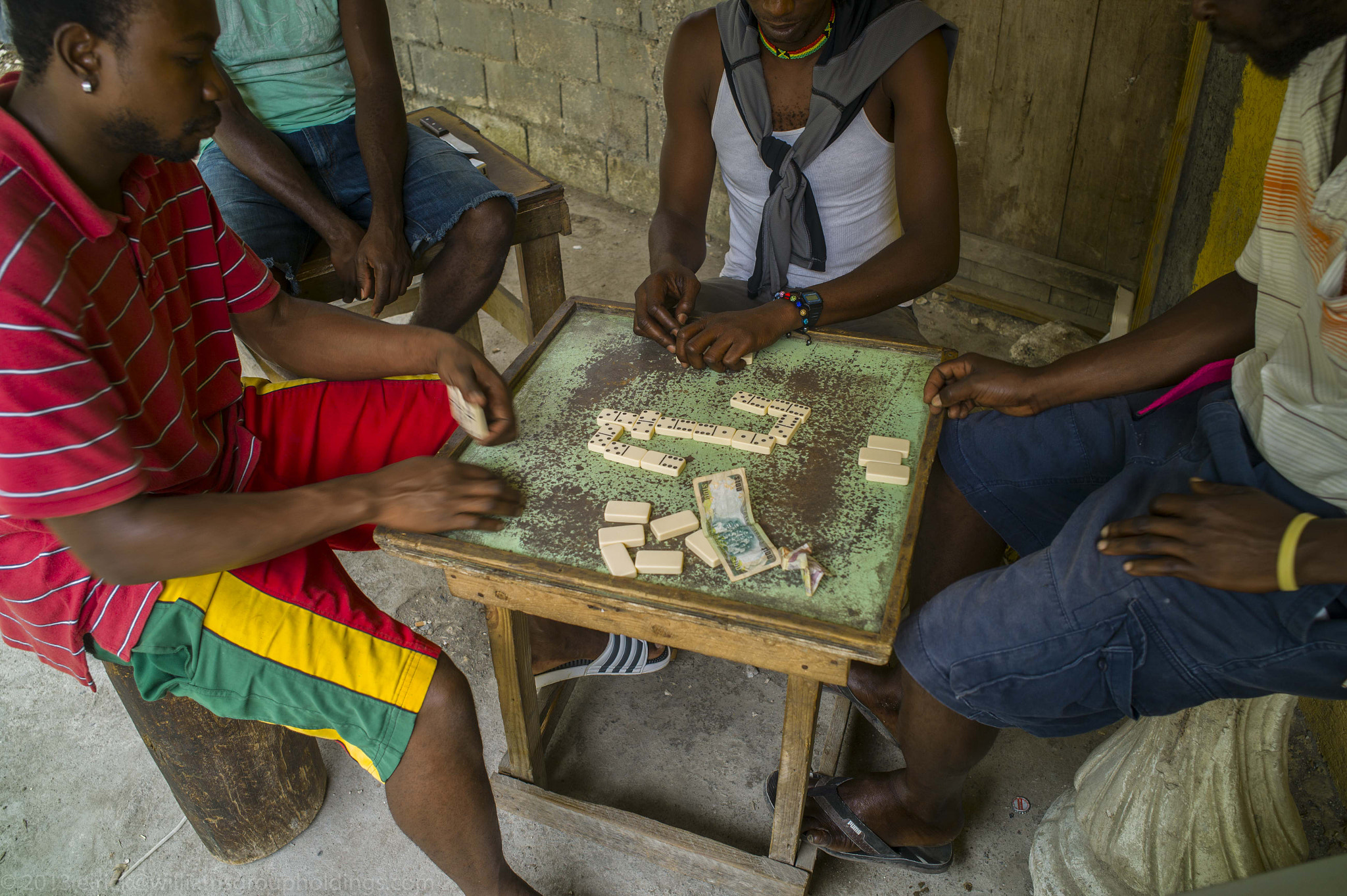 Leica Summicron-M 28mm F2 ASPH sample photo. Dominoes in lethe, jamaica photography