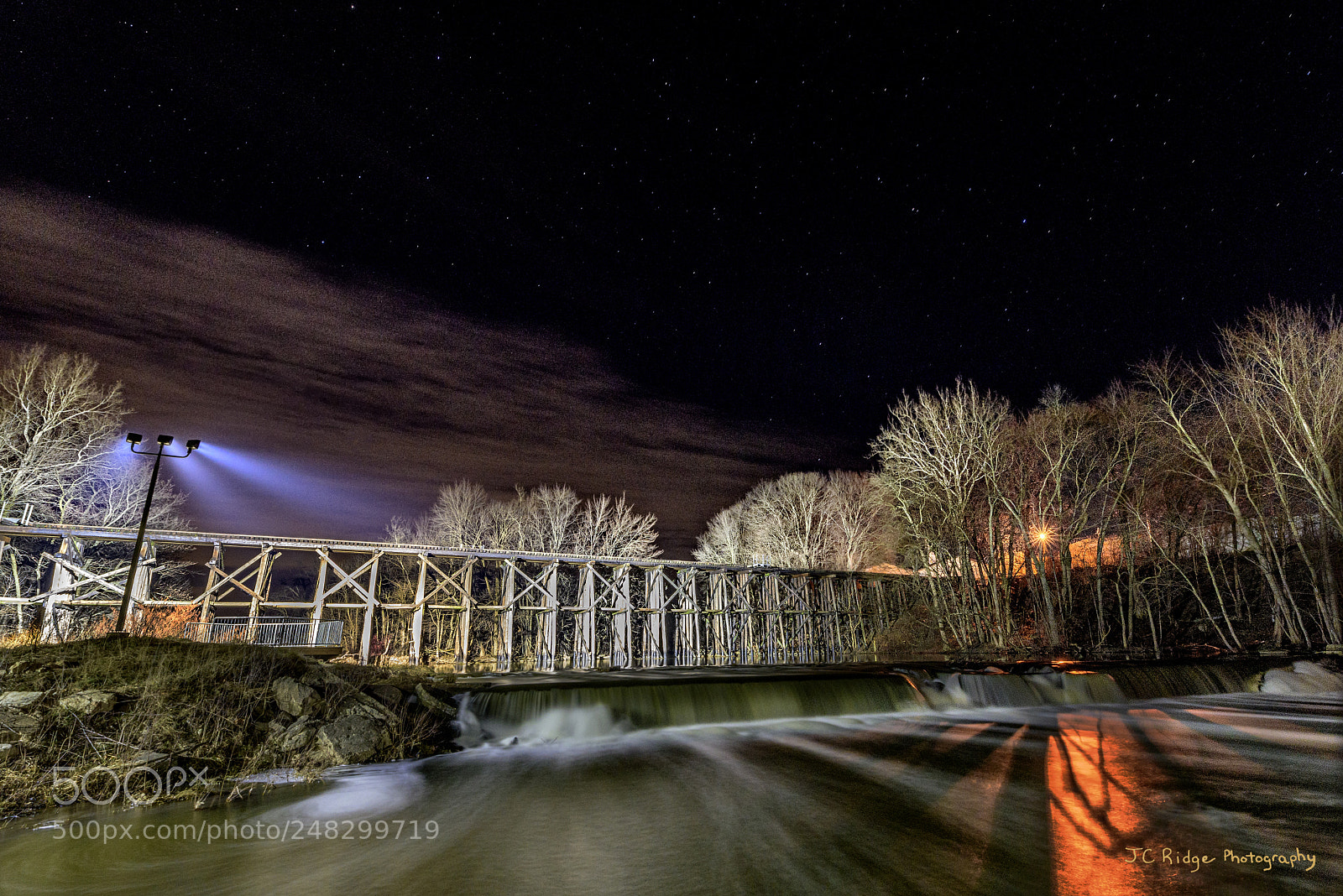 Nikon D810 sample photo. Evening trestle photography