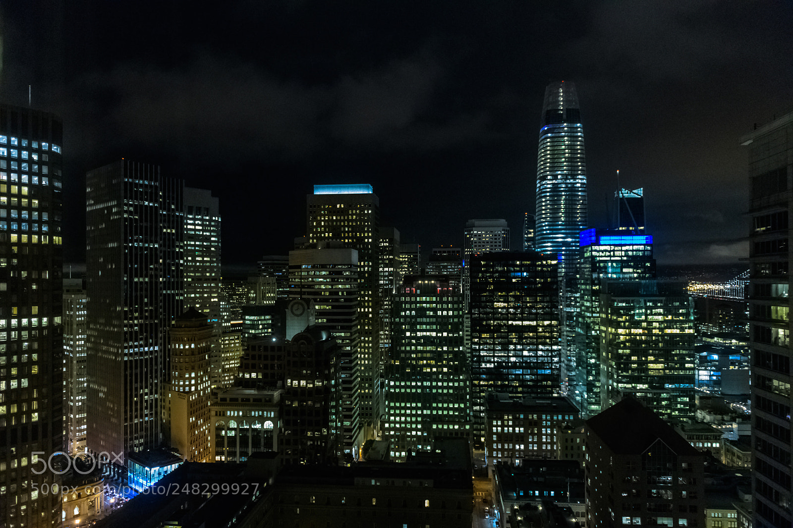 Nikon D850 sample photo. Sf night lights photography