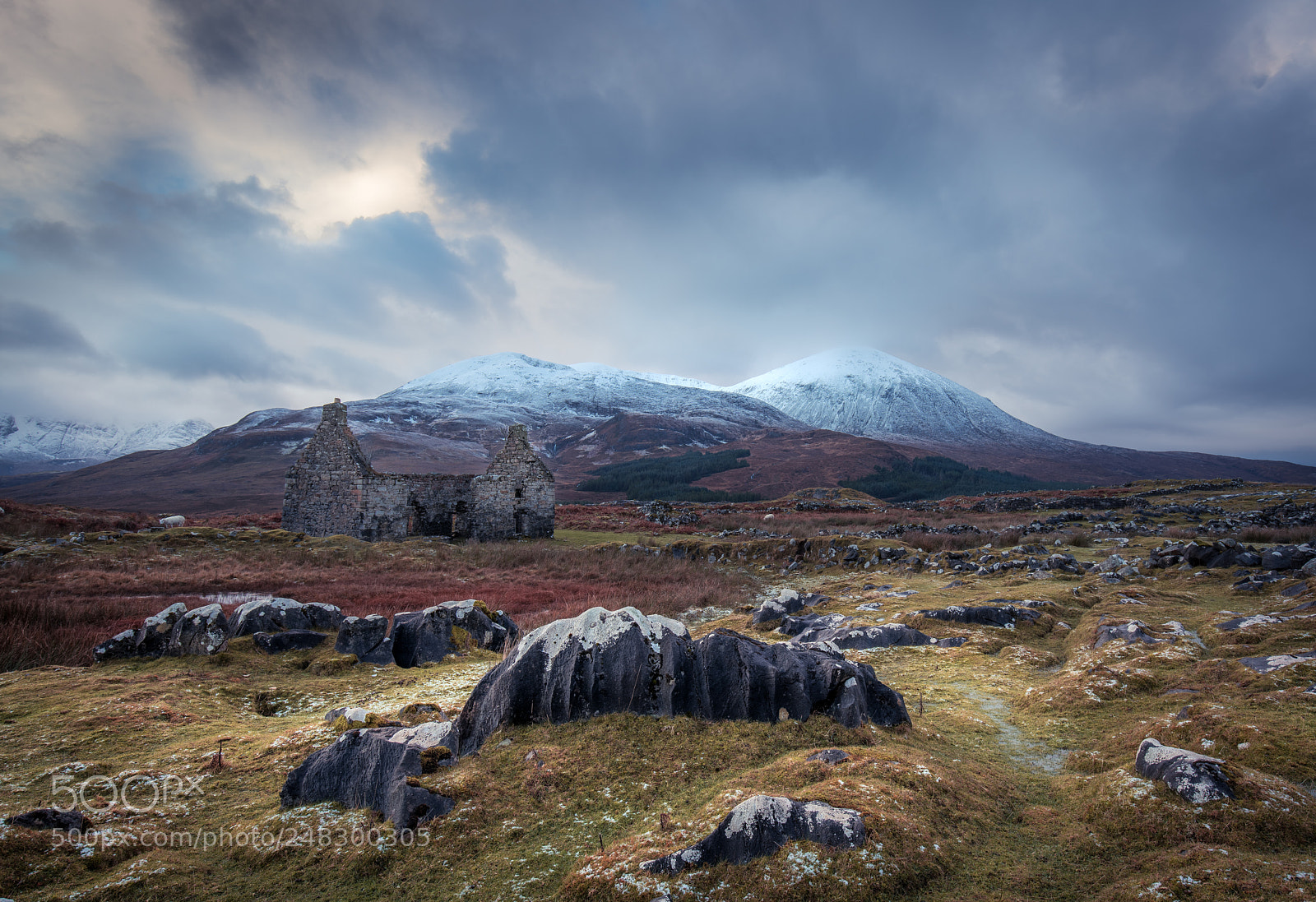 Sony a7R II sample photo. Kilchrist manse ruins photography