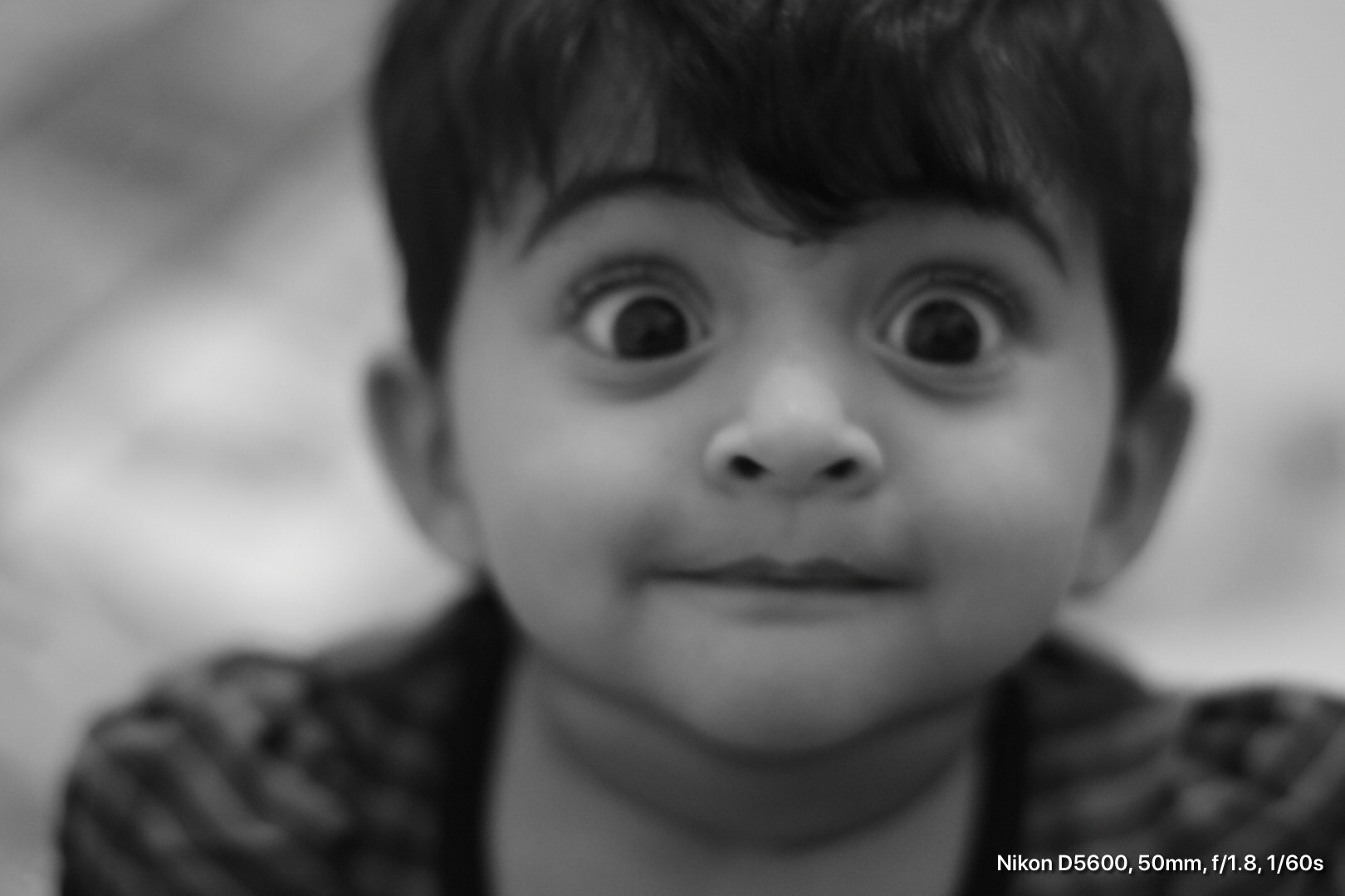 Nikon D5600 + Nikon AF-S Nikkor 50mm F1.8G sample photo. My baby photography