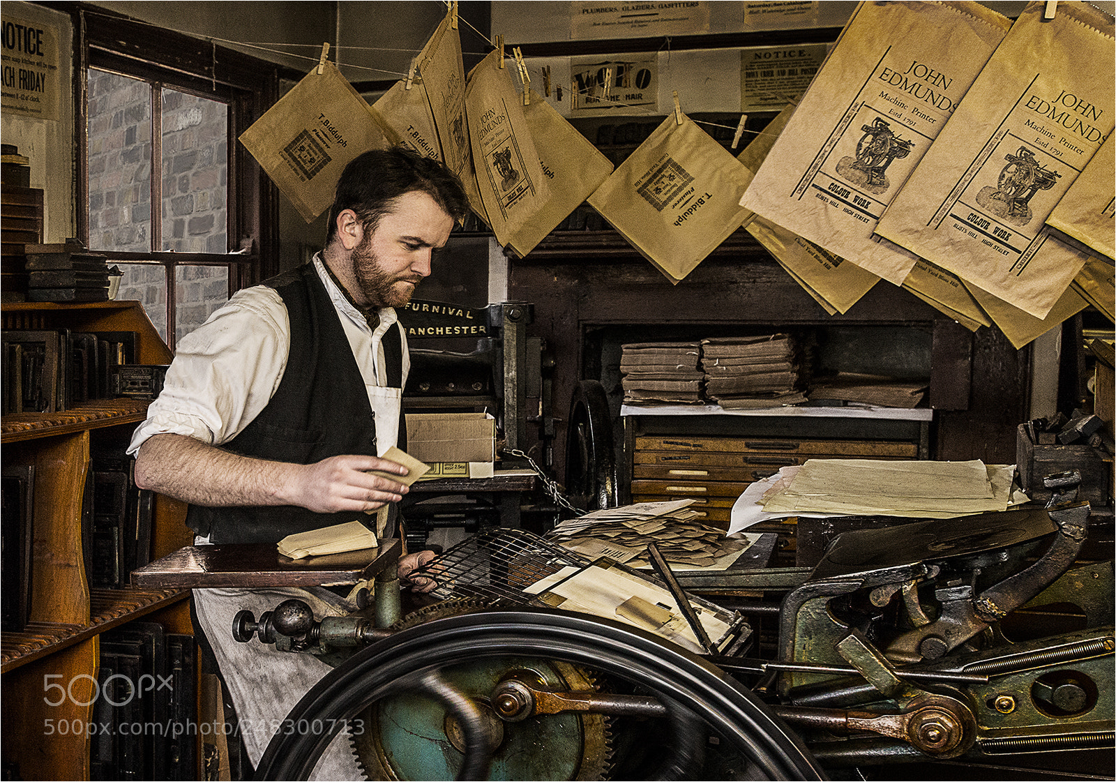 Nikon D610 sample photo. The printer photography