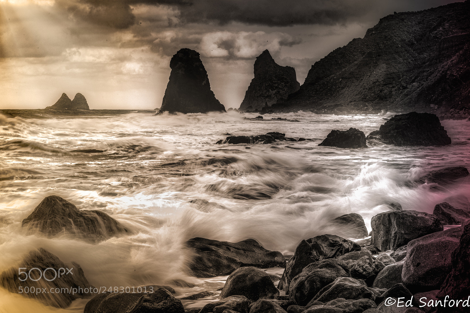 Canon EOS 5DS R sample photo. Playa de benijo sunset photography