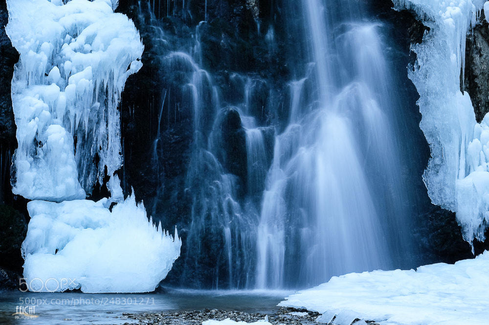Fujifilm X-T2 sample photo. Frozen waterfall photography