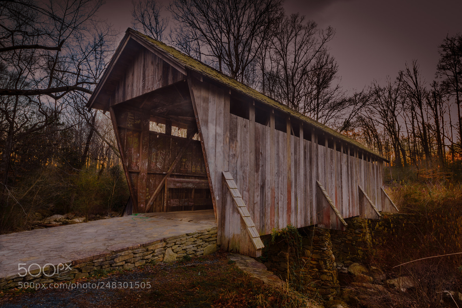 Nikon D850 sample photo. Pisgah covered bridge photography