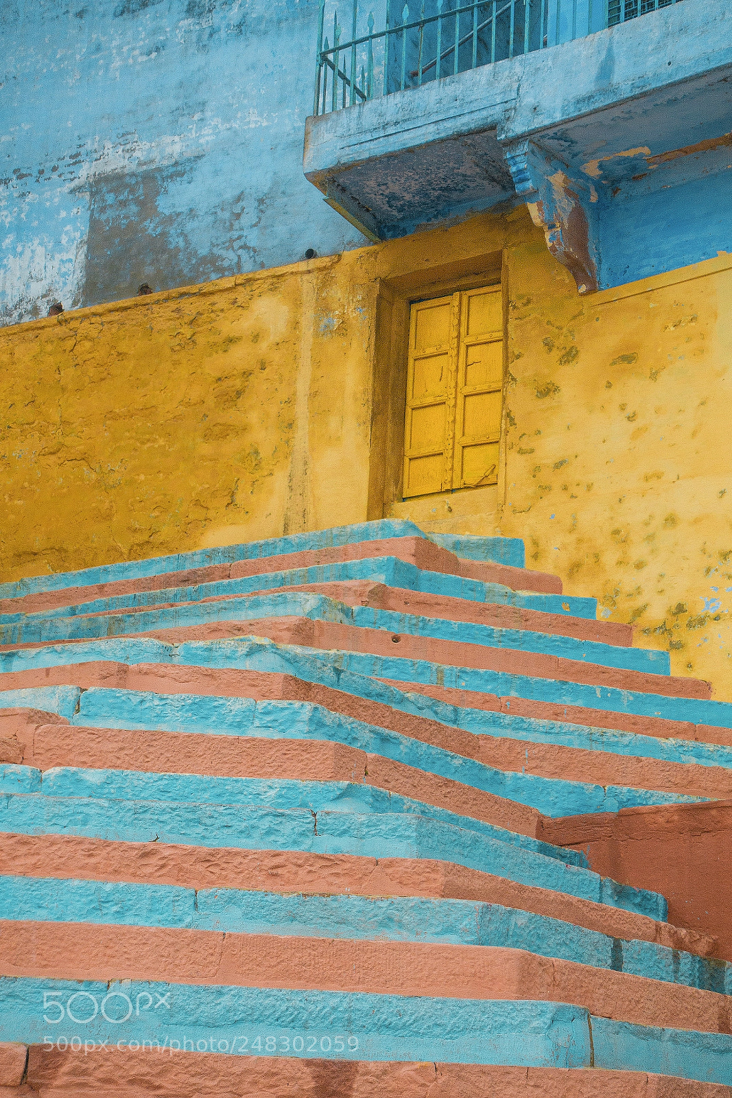 Sony DSC-RX100M5 sample photo. Abstract varanasi steps at photography