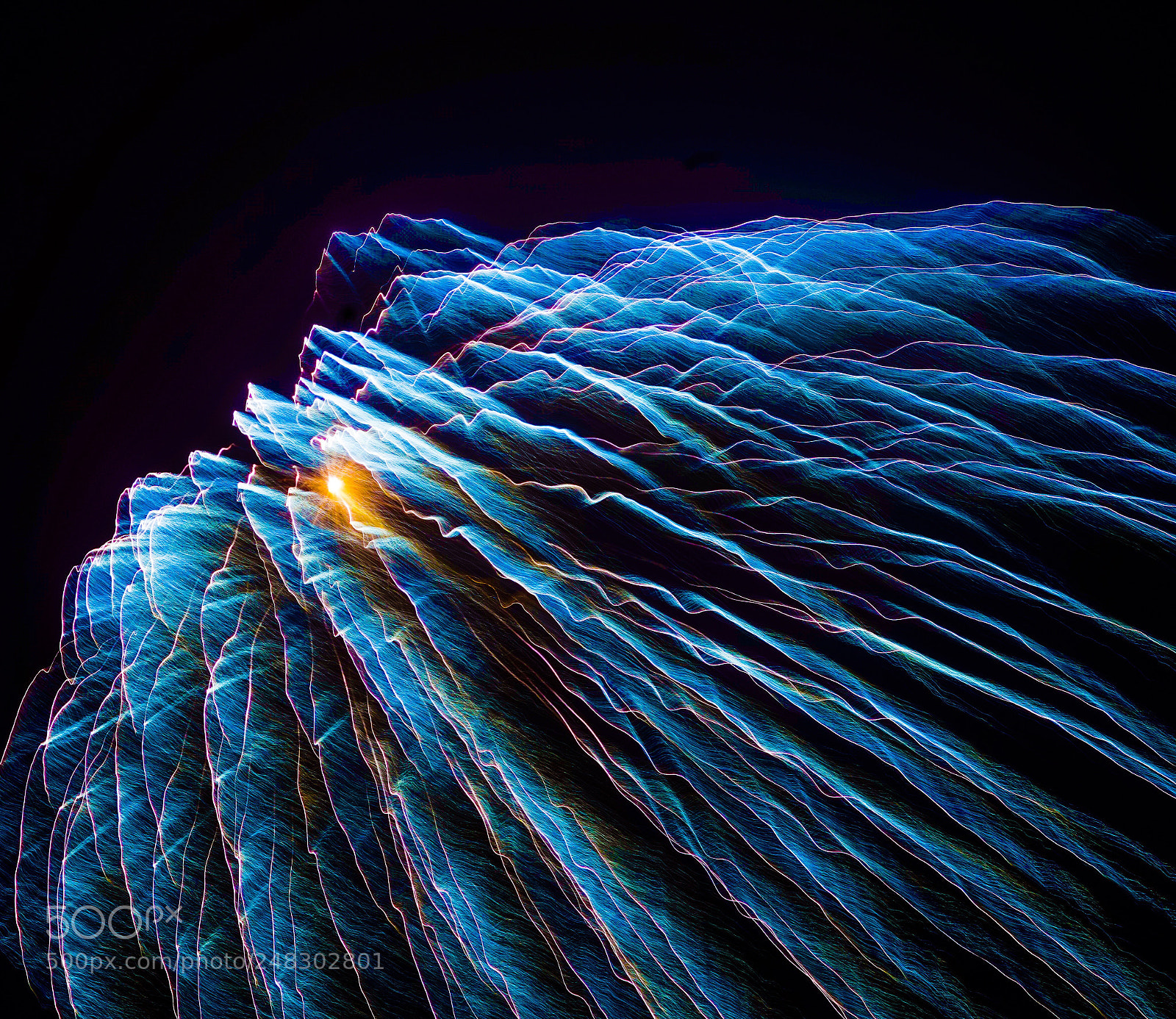Sony a7R sample photo. Feuerwerk blau photography