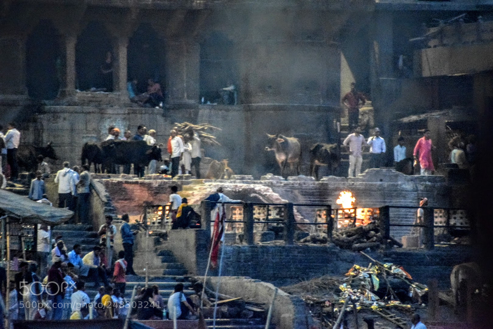Nikon D5300 sample photo. Burning ghat... photography