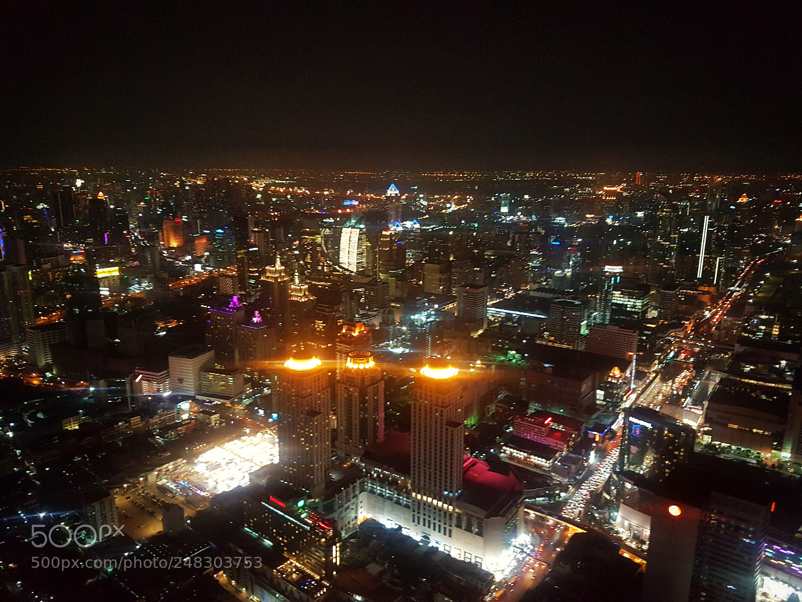 Samsung Galaxy S7 Edge sample photo. High view bangkok photography
