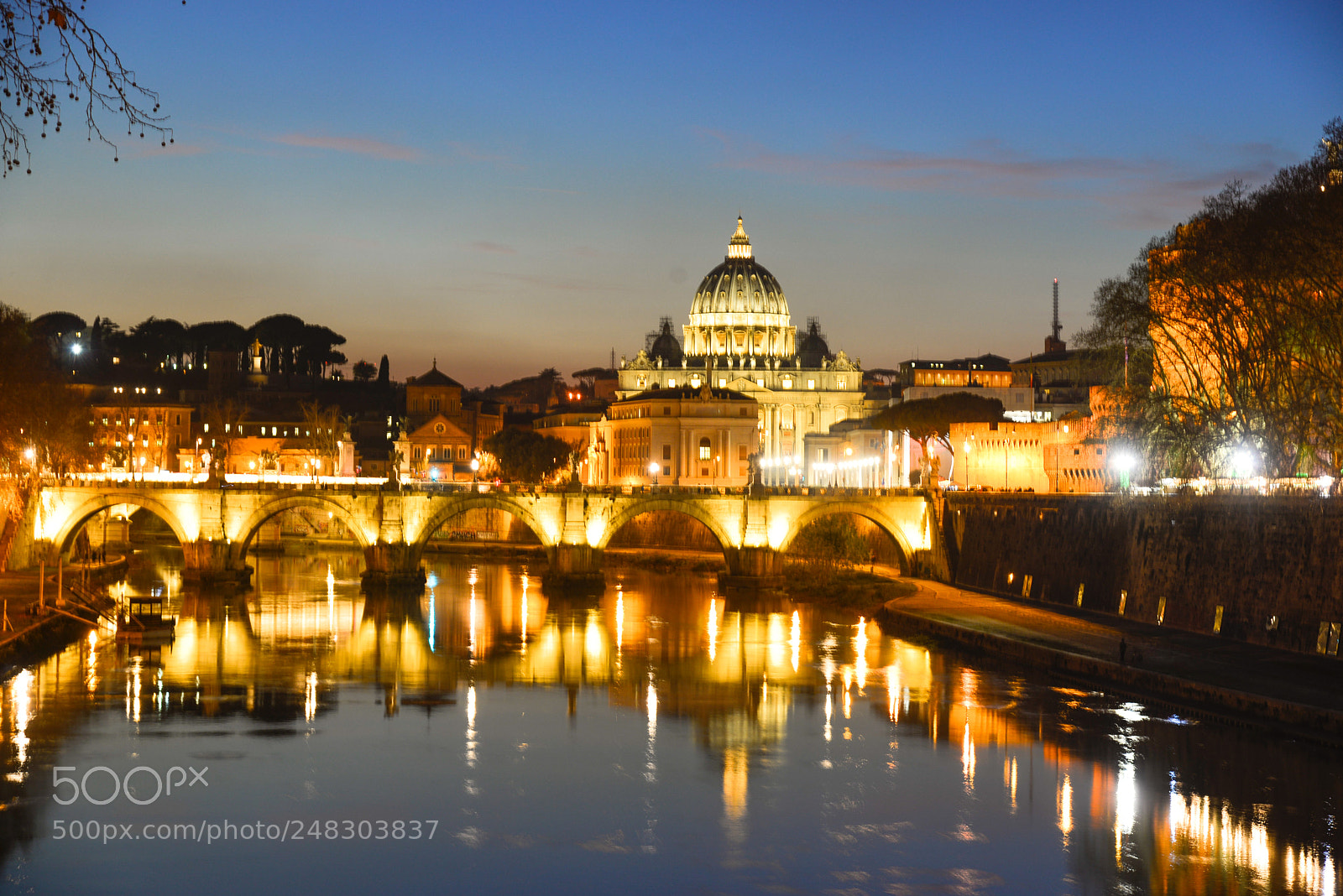 Nikon D610 sample photo. Evening hours in rome photography