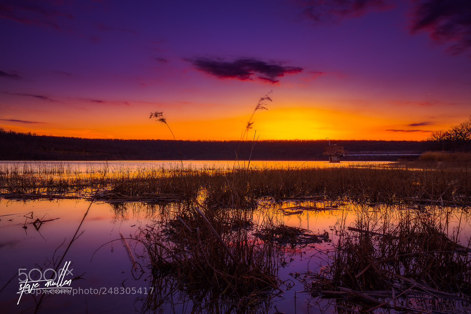 Sony a7R III sample photo. Sunset on the lake photography