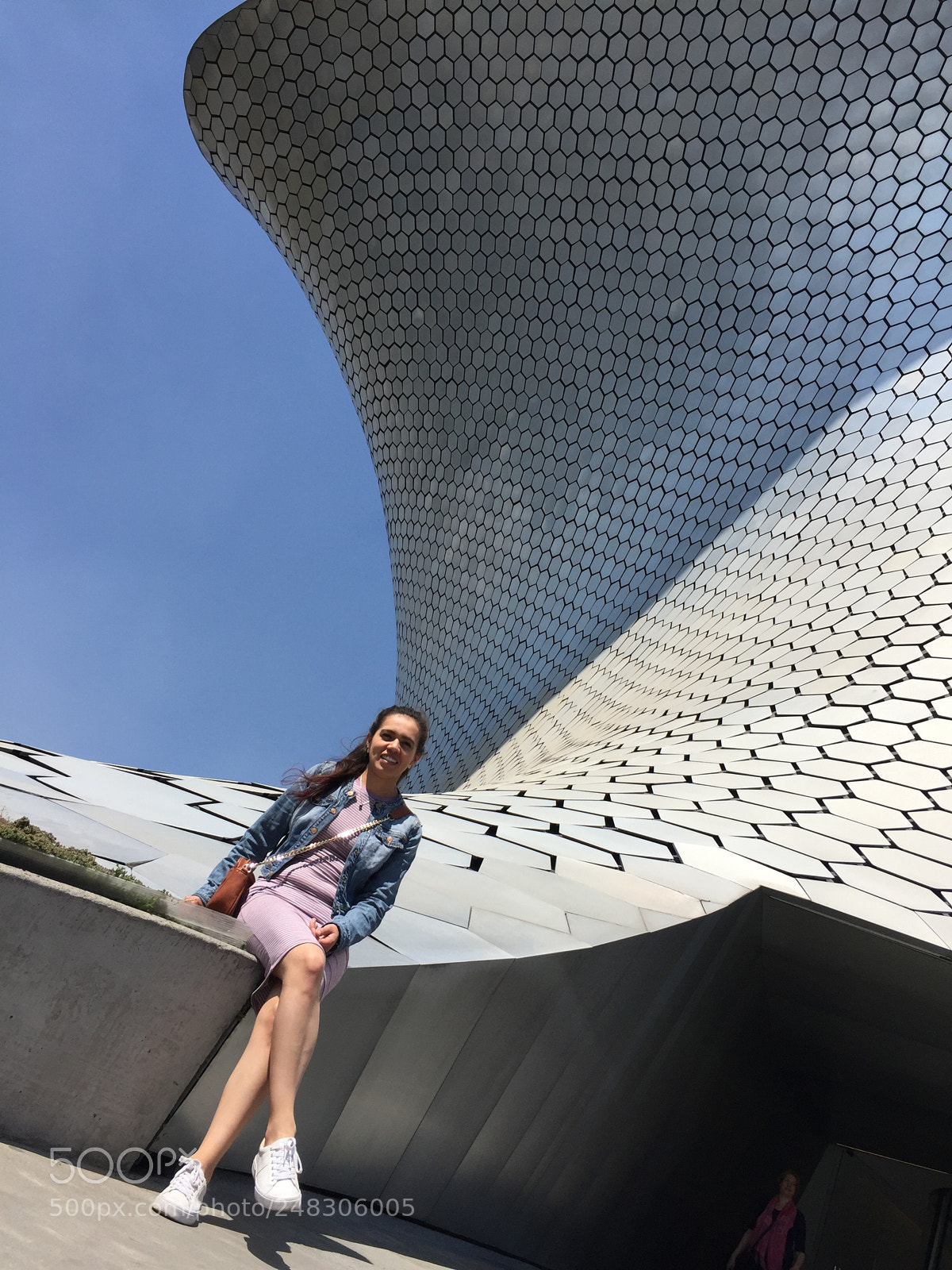 Apple iPhone 6 sample photo. My girl. soumaya museum. photography