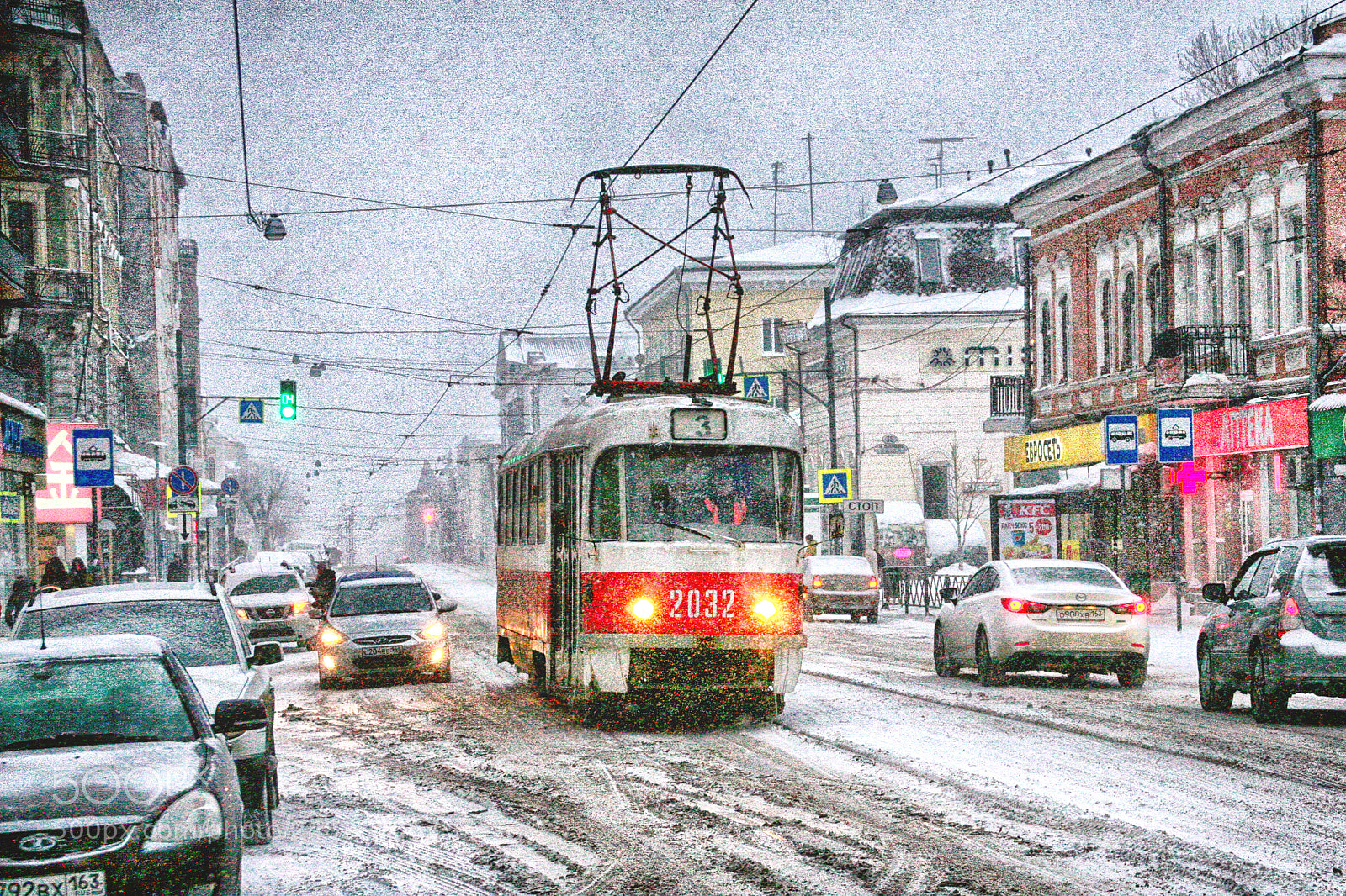 Canon EOS 5D sample photo. Street. spring snow ii photography