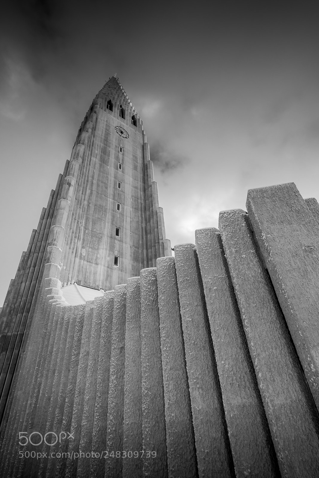 Fujifilm X-T2 sample photo. Famous reykjavik church photography