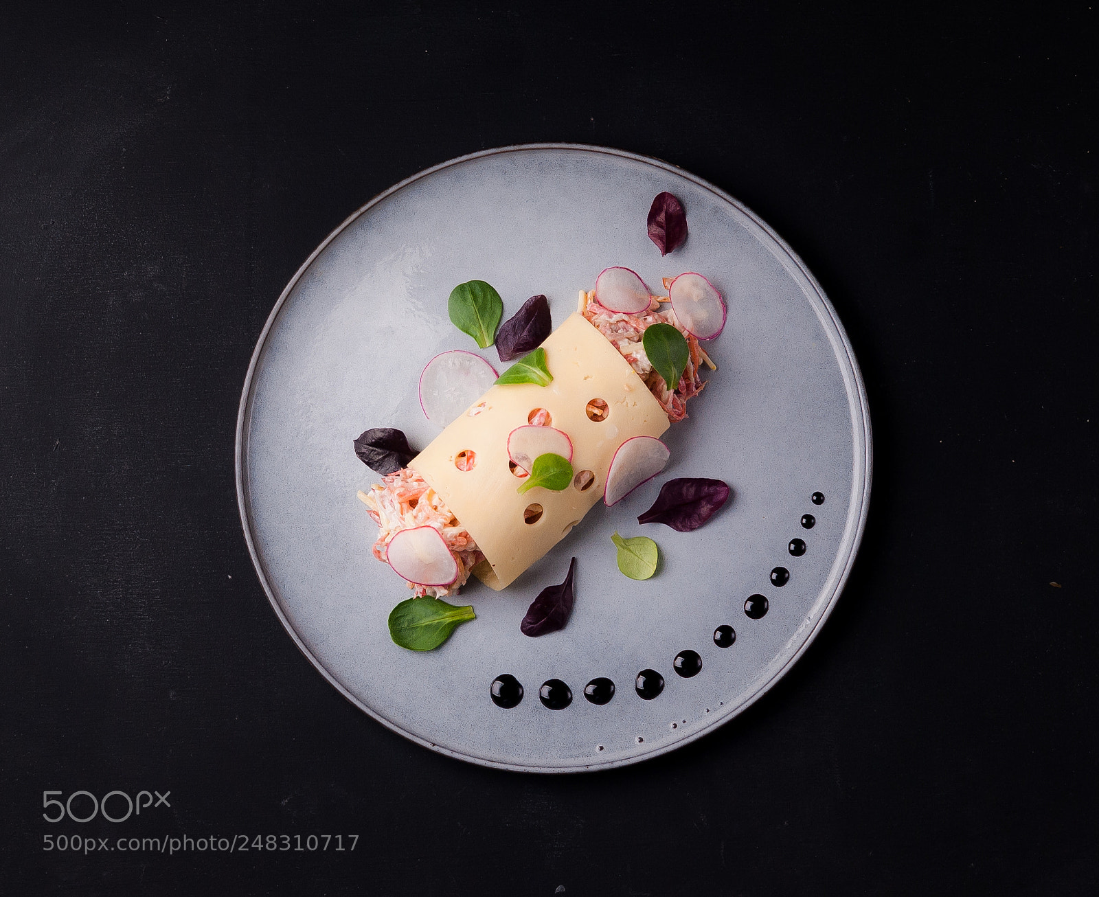 Nikon D200 sample photo. Salad with cheese photography