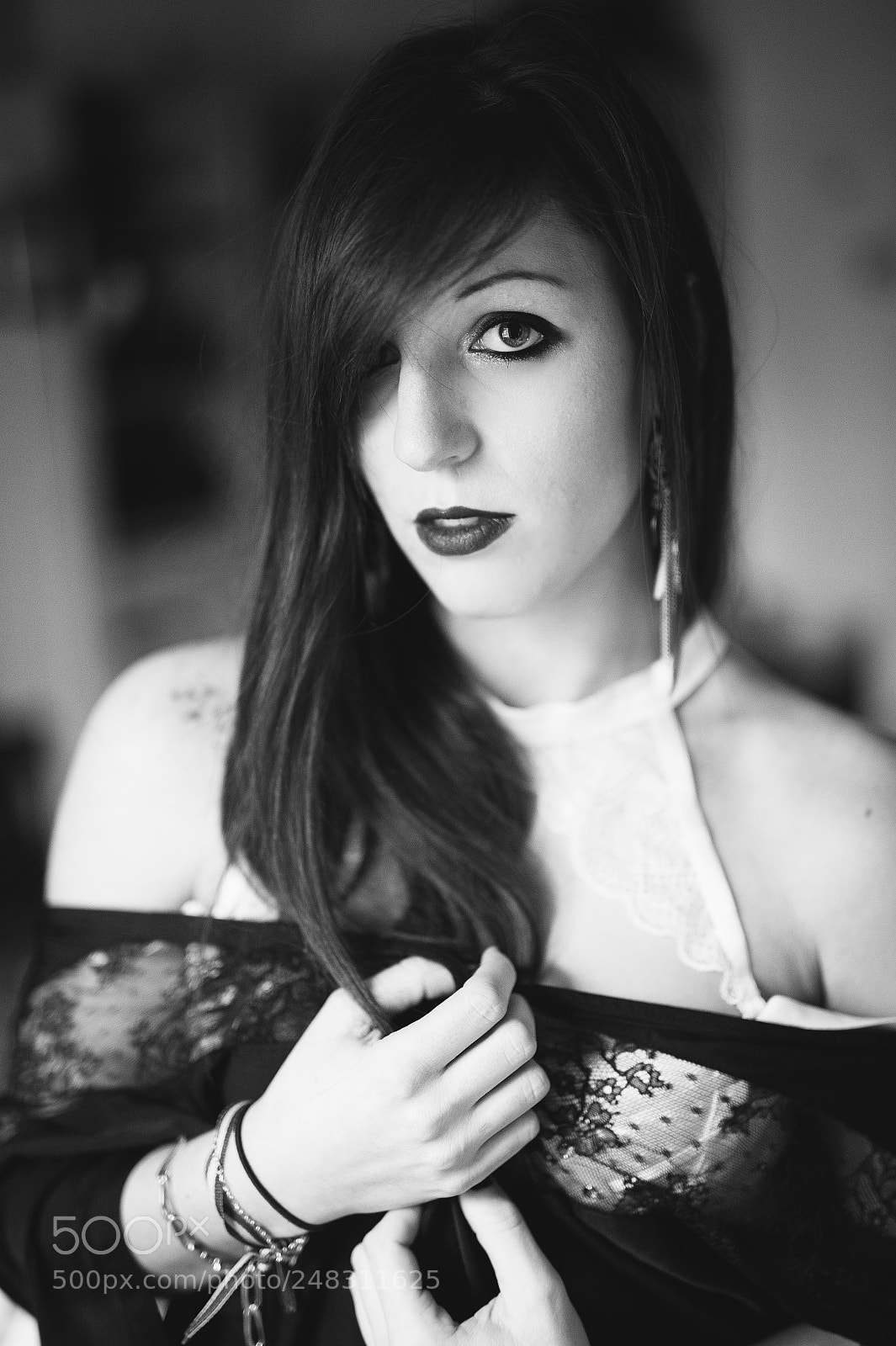 Nikon D4 sample photo. Elodie : boudoir photography