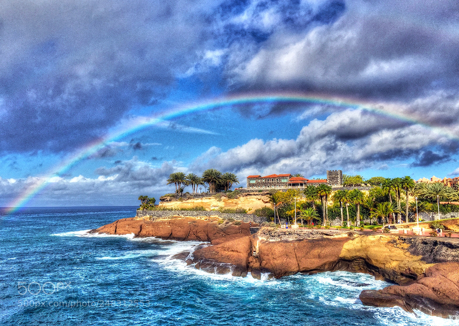 Apple iPhone 6 Plus sample photo. Rainbow - tenerife photography