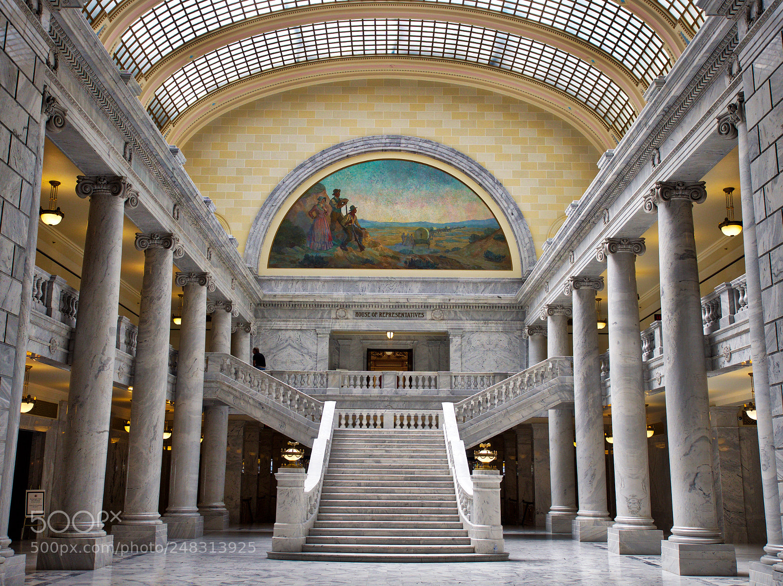 Olympus OM-D E-M10 sample photo. Utah capital interior photography