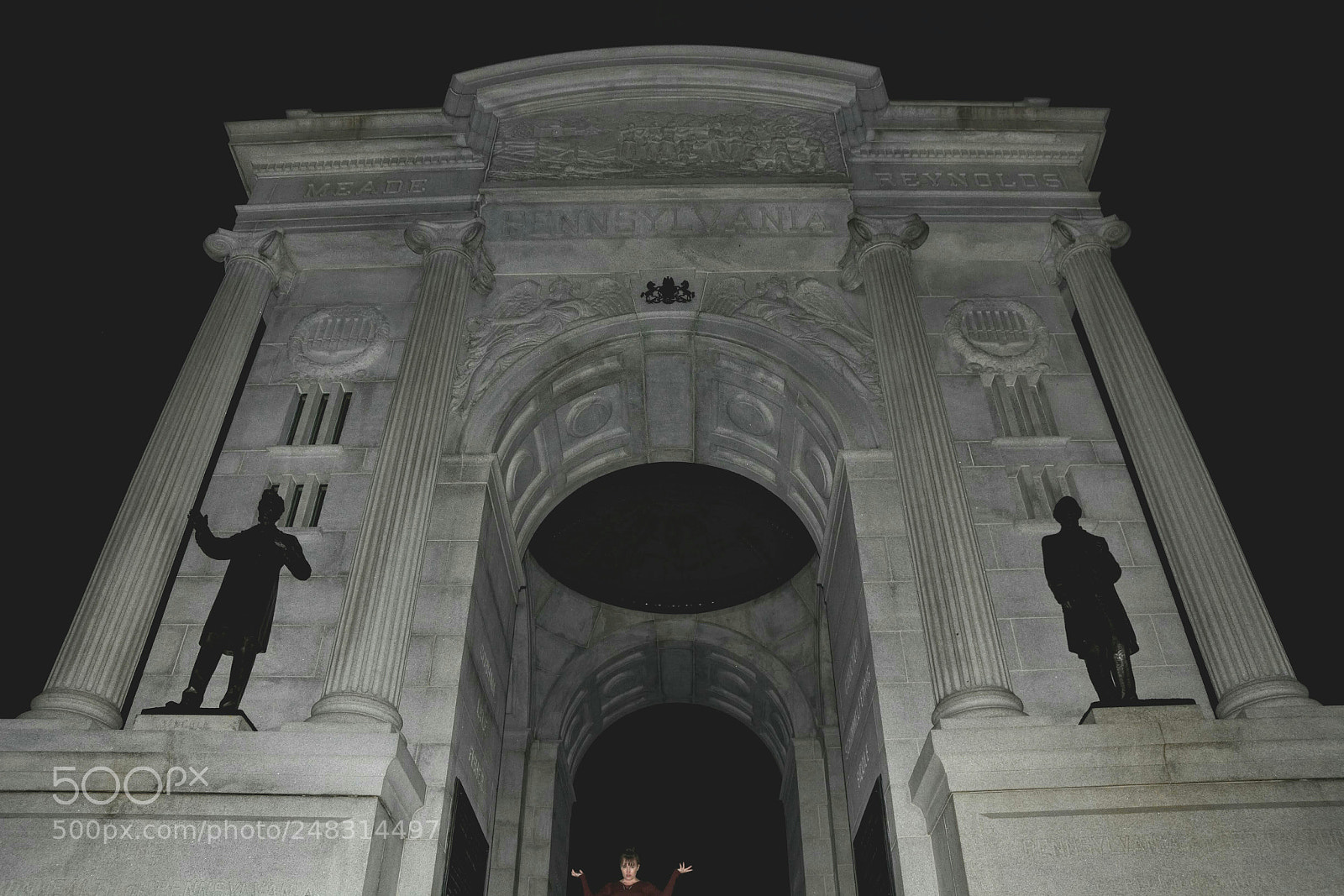 Nikon D7100 sample photo. Gettysburg memorial photography