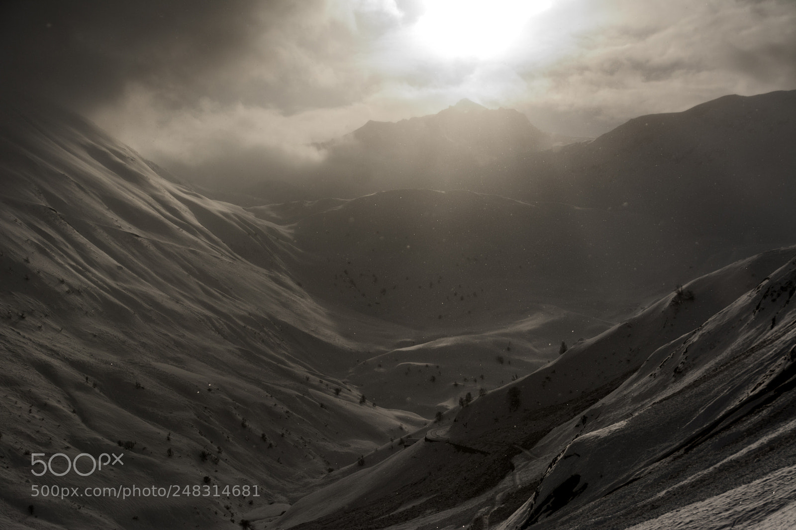 Nikon D7100 sample photo. Oberalppass sunset photography