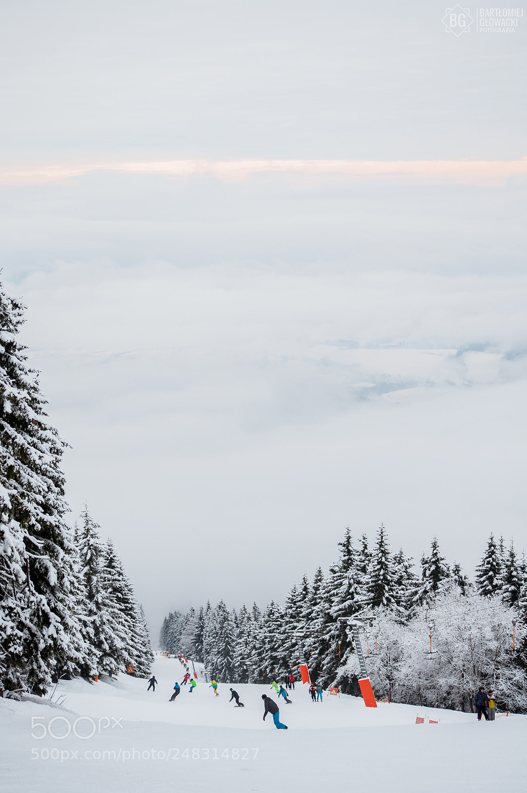 Nikon D5000 sample photo. Route in the clouds photography
