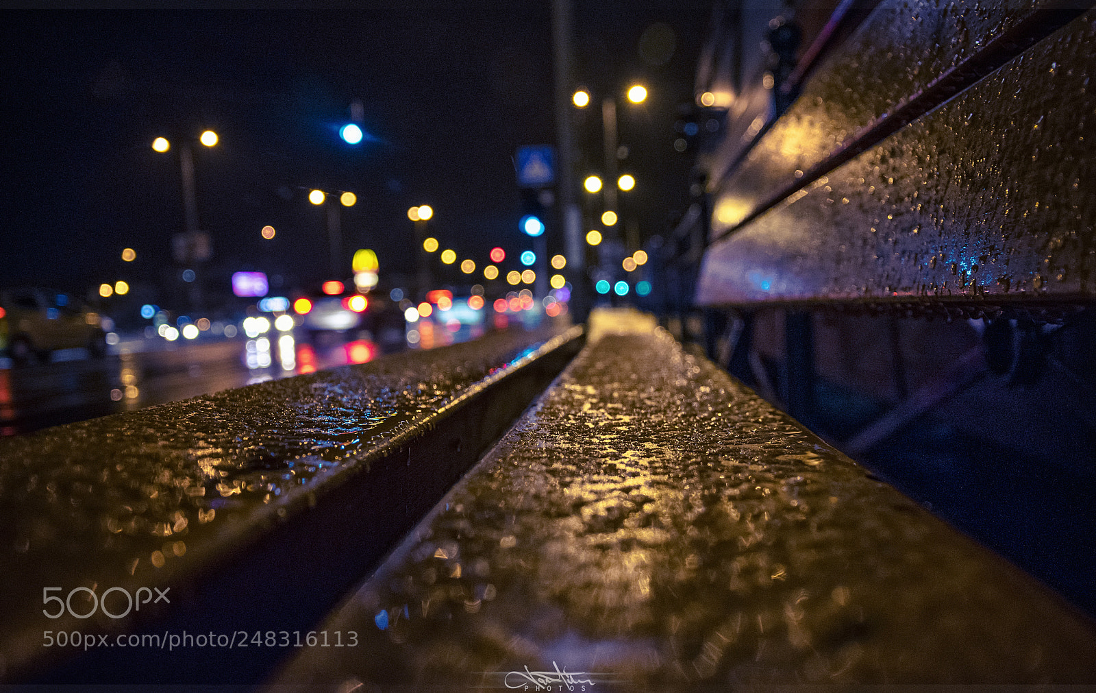 Nikon D5300 sample photo. Colors in the night photography