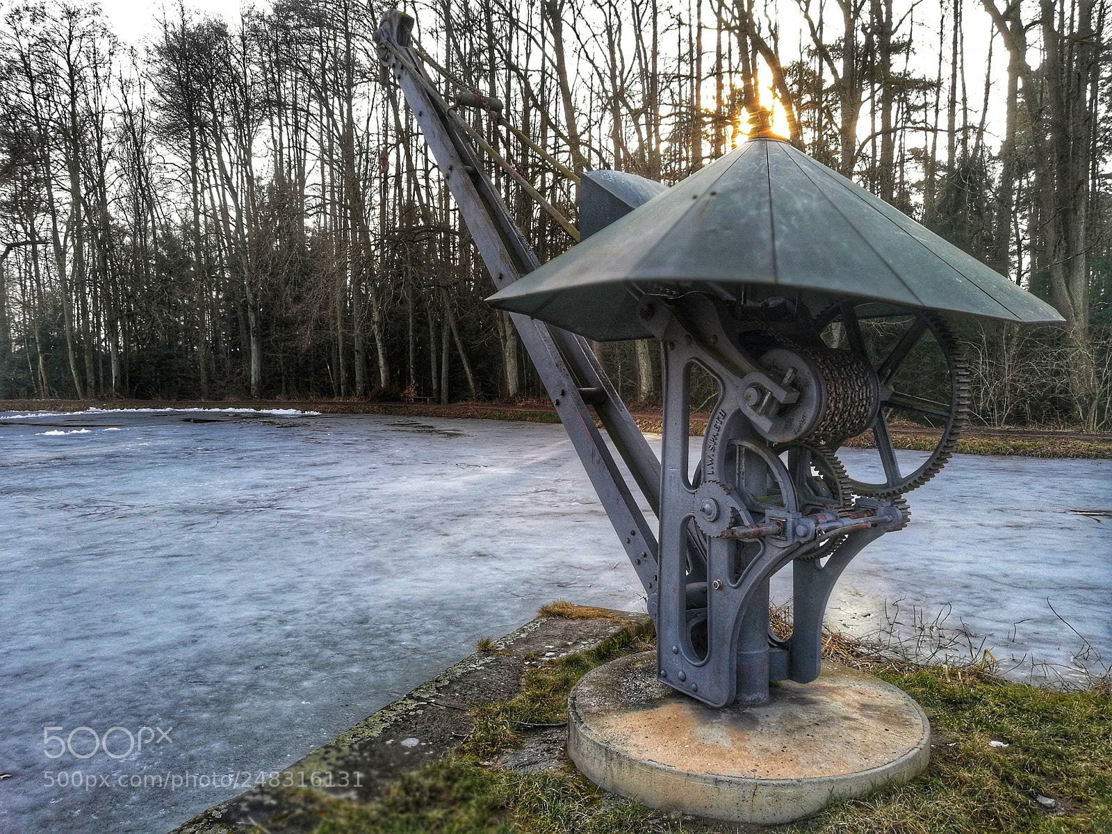 HUAWEI Honor 8 sample photo. Alter hafenkran photography