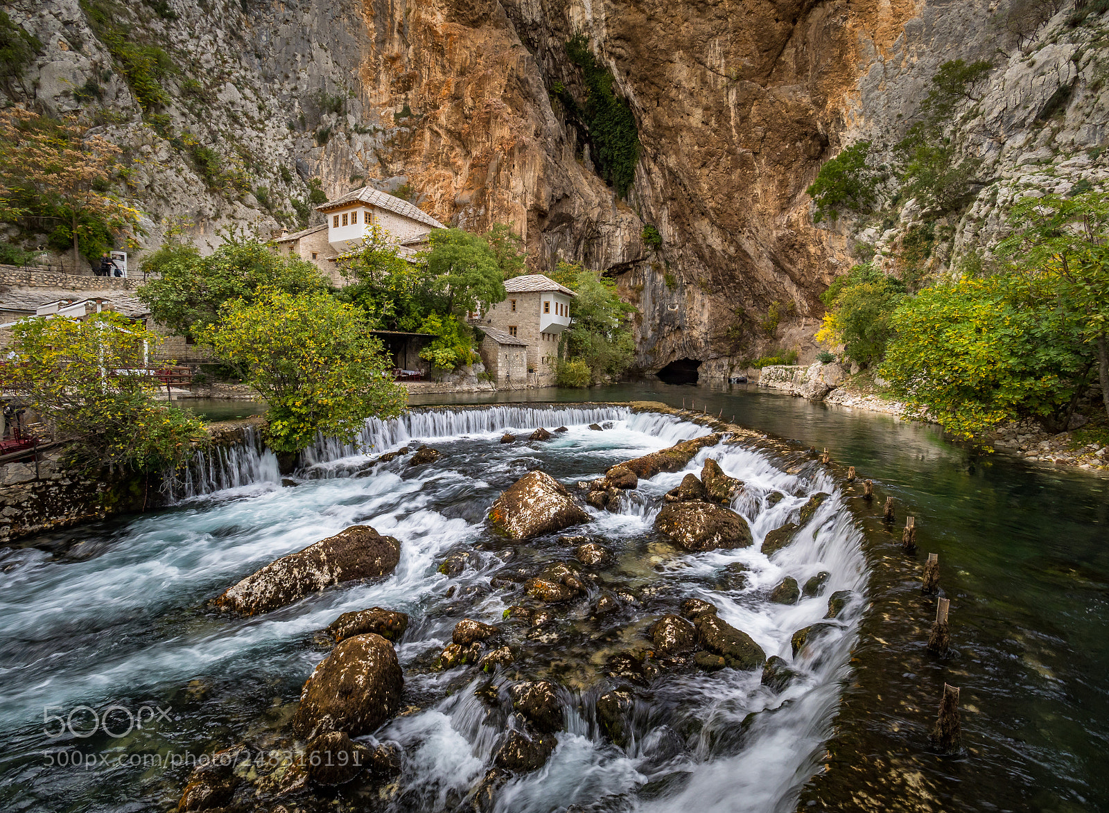 Olympus OM-D E-M1 Mark II sample photo. Blagaj monastery photography