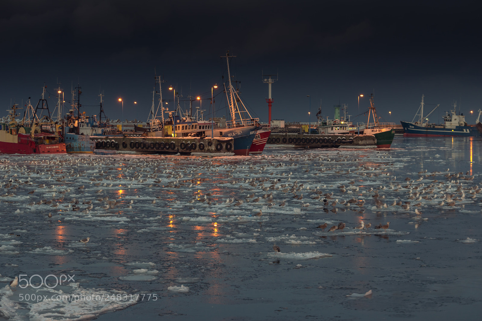 Nikon D5300 sample photo. Władysławowo harbour photography