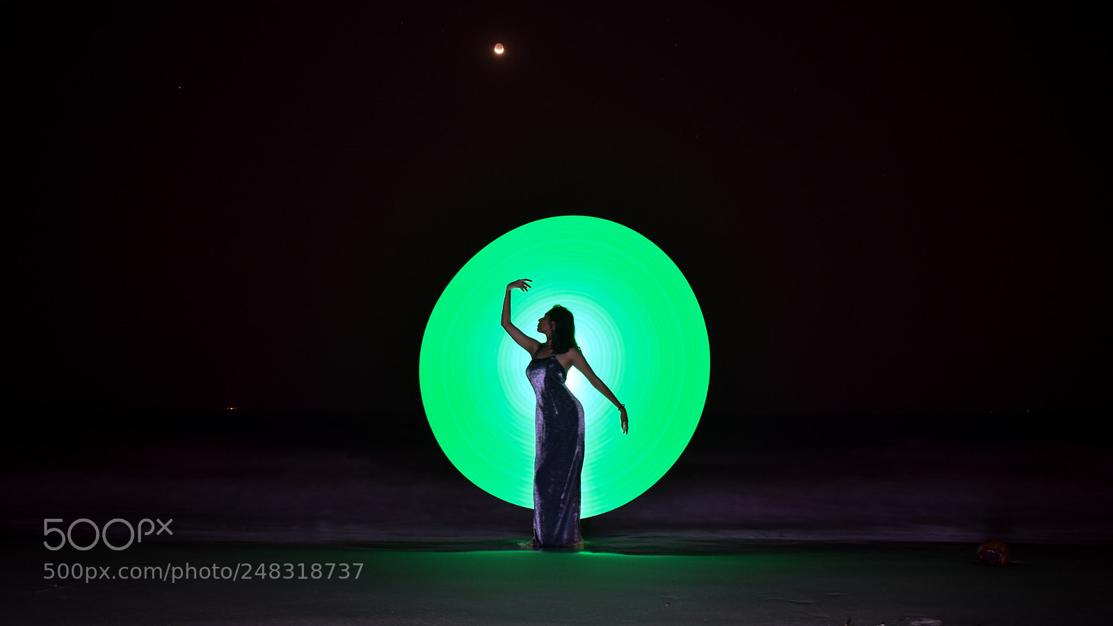 Nikon D5600 sample photo. Neon moonlight photography