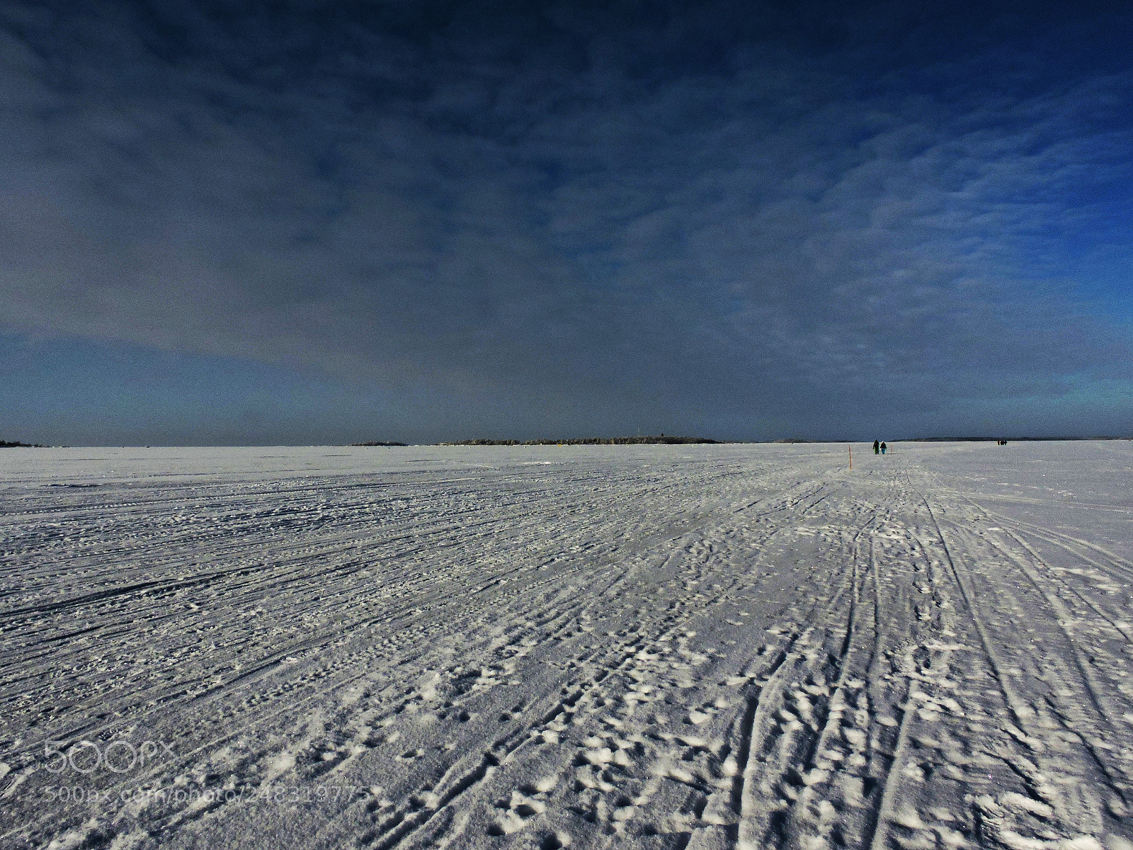 Nikon Coolpix P600 sample photo. On the ice road photography