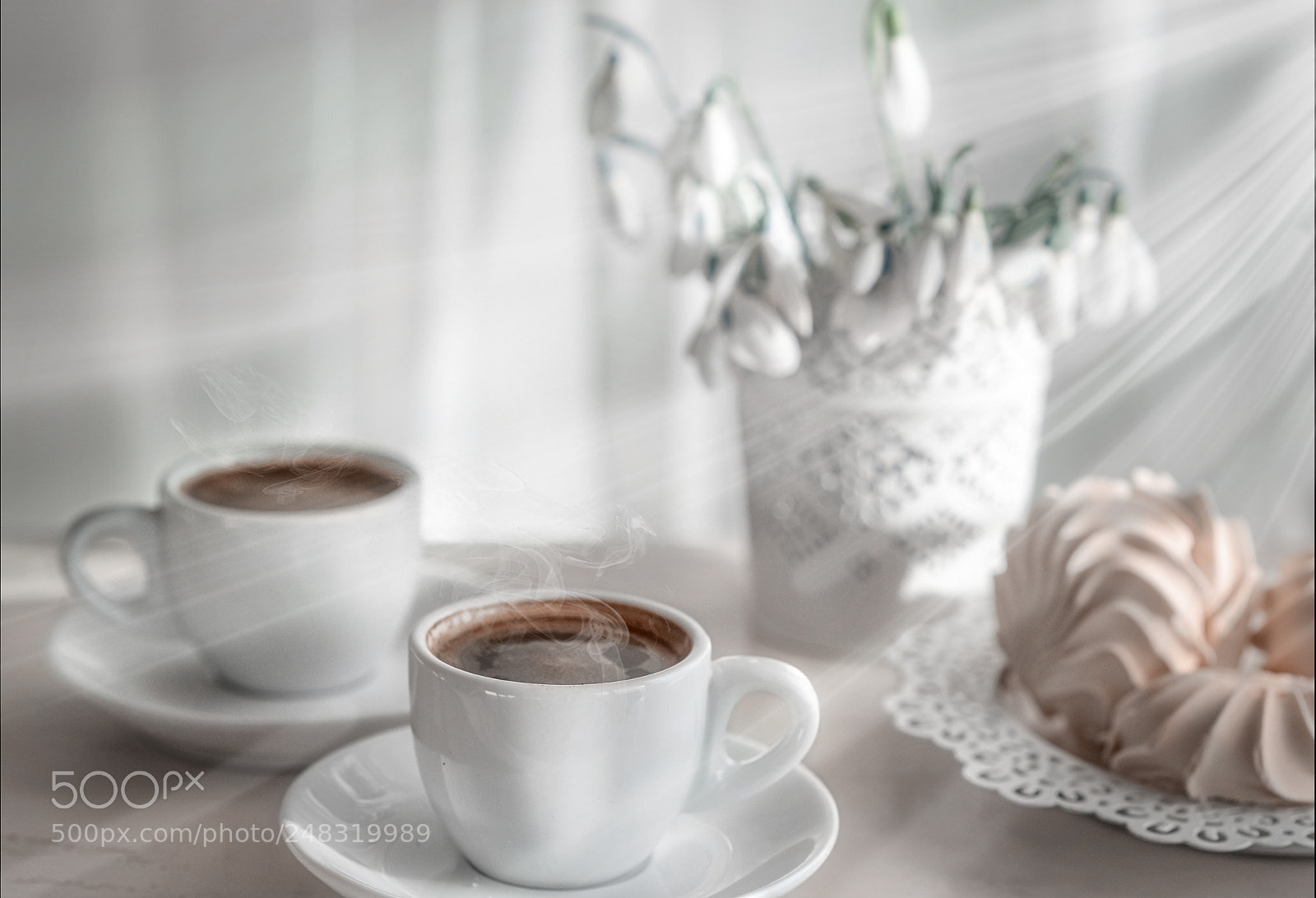 Nikon D610 sample photo. Spring coffee photography