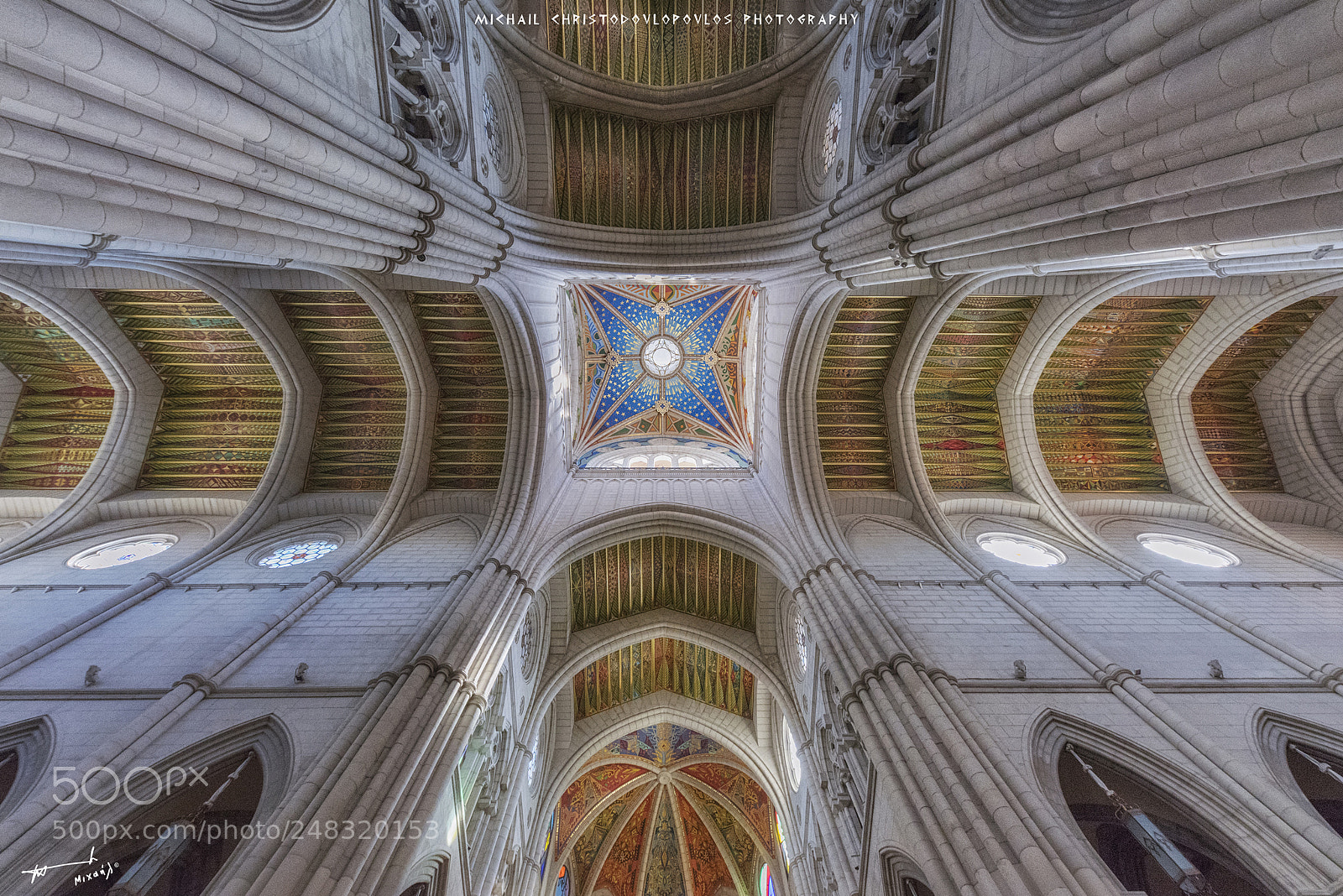 Nikon D810 sample photo. Almudena cathedral (madrid) photography