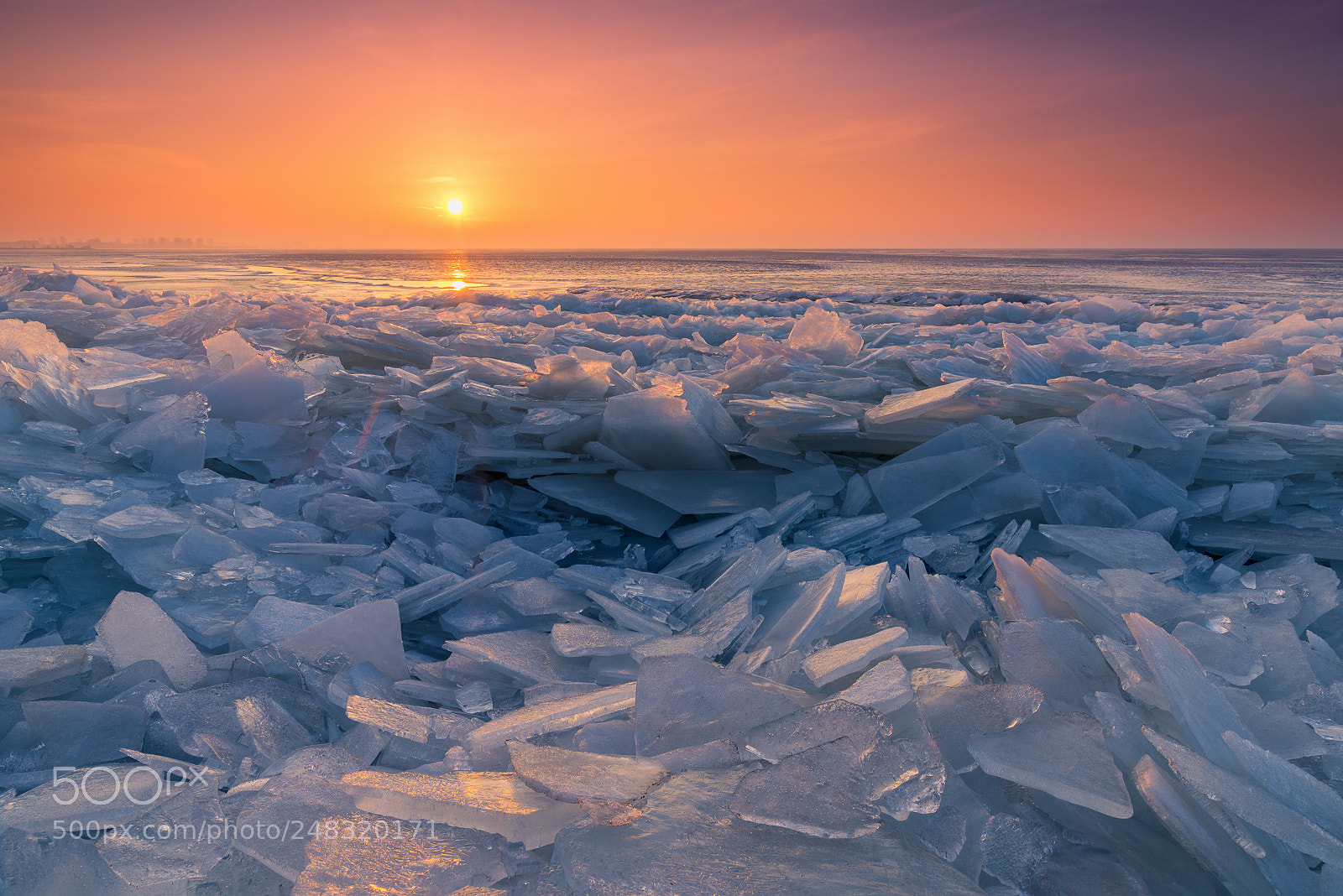 Nikon D810 sample photo. Ice shove photography