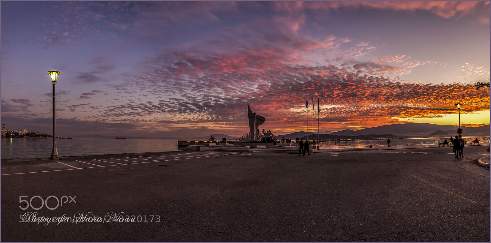 Nikon D7200 sample photo. Volos sunset photography