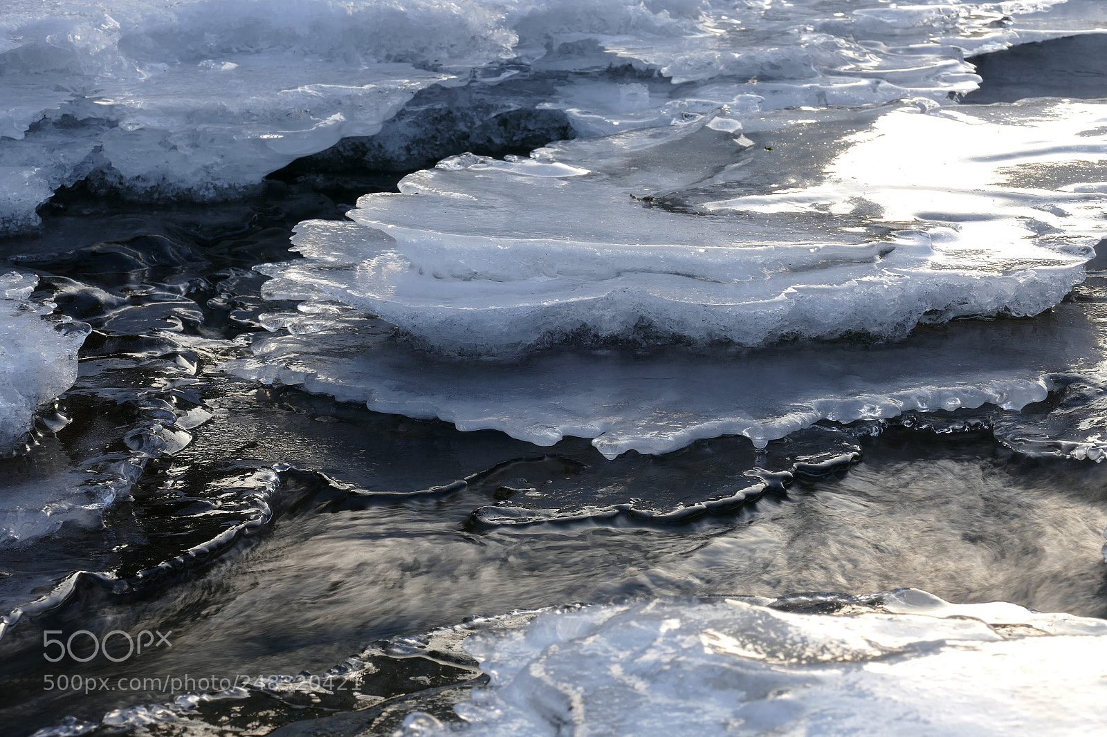Panasonic Lumix DMC-FZ1000 sample photo. Ice at the creek photography