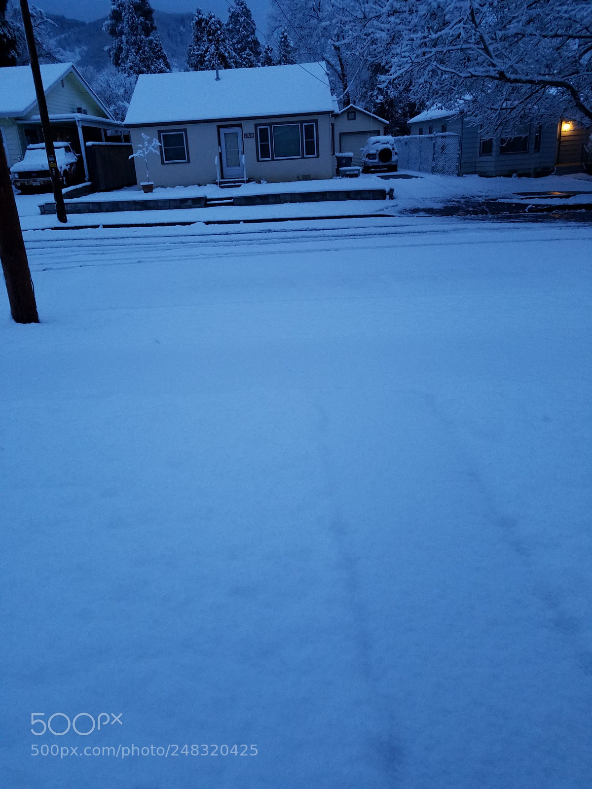 Samsung Galaxy S7 sample photo. A snowy  morning photography