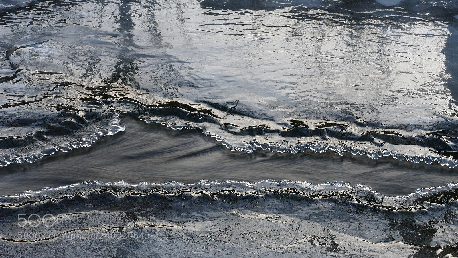 Panasonic Lumix DMC-FZ1000 sample photo. Ice at the creek photography