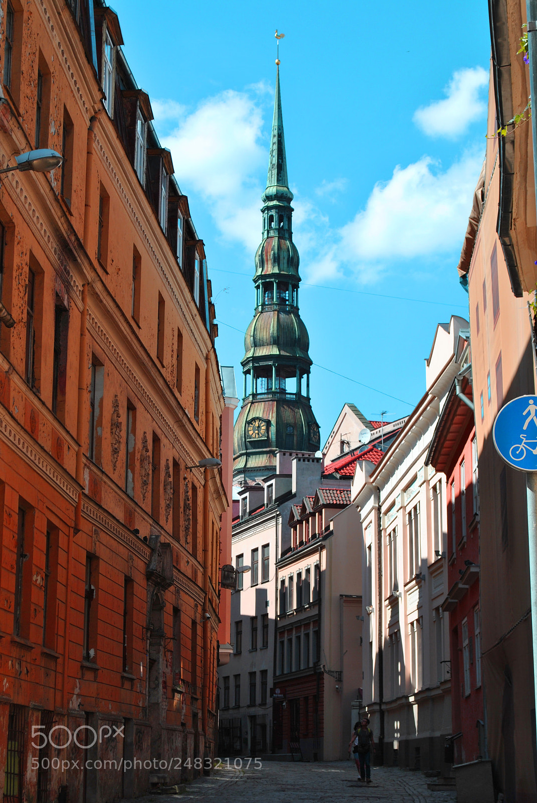Nikon D3000 sample photo. Riga chapel photography