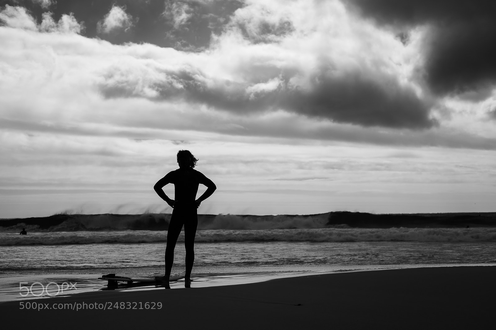 Fujifilm X-T1 sample photo. Surfer at llandudno beach photography