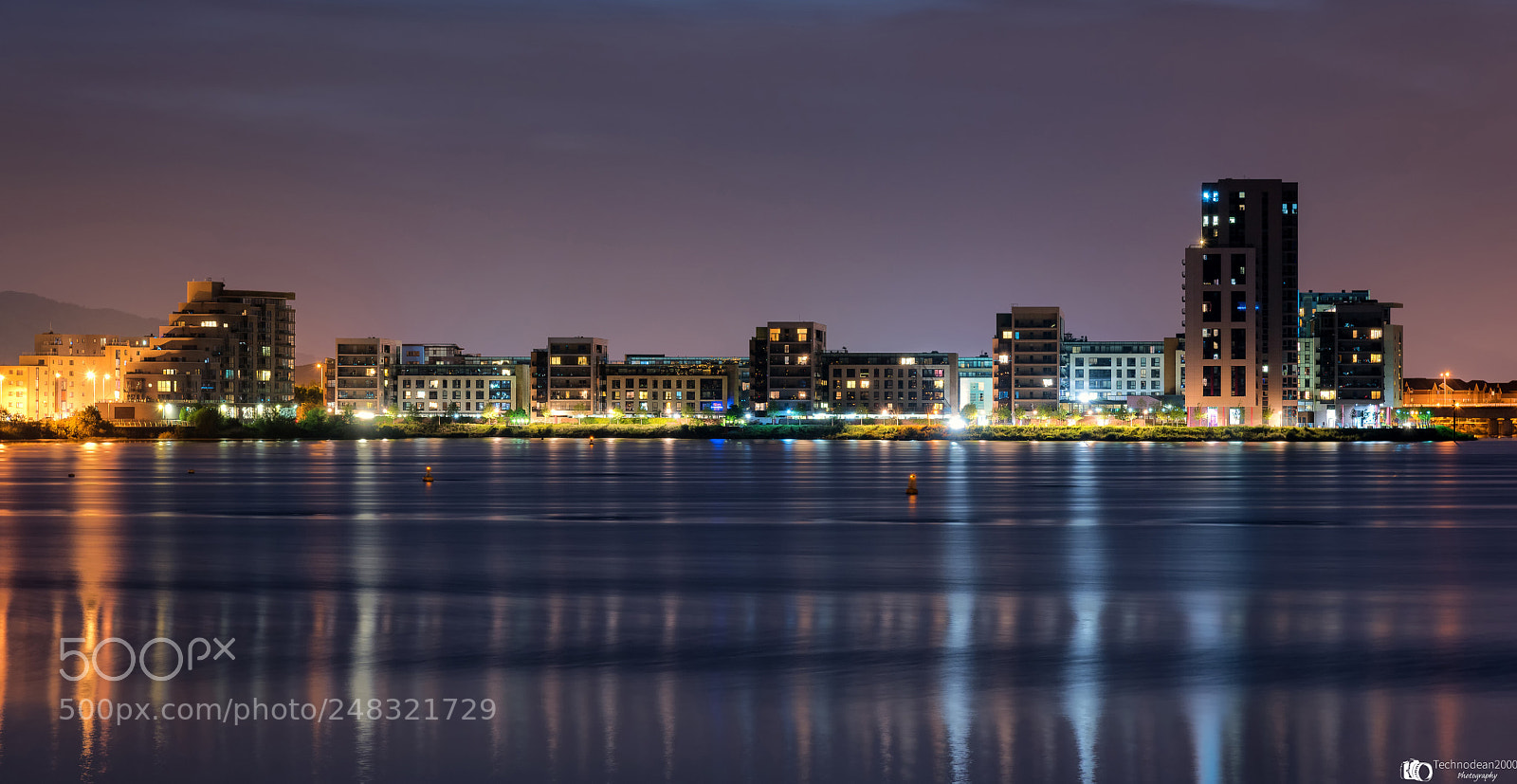 Nikon D810 sample photo. Cardiff nightscape photography