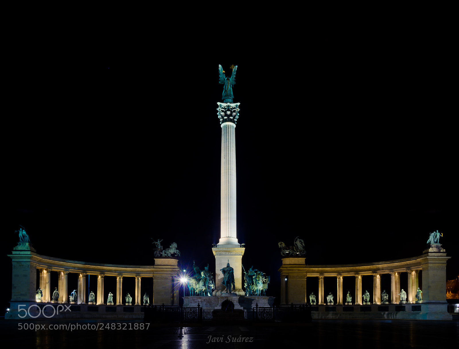 Nikon D7100 sample photo. Budapest heroes square photography