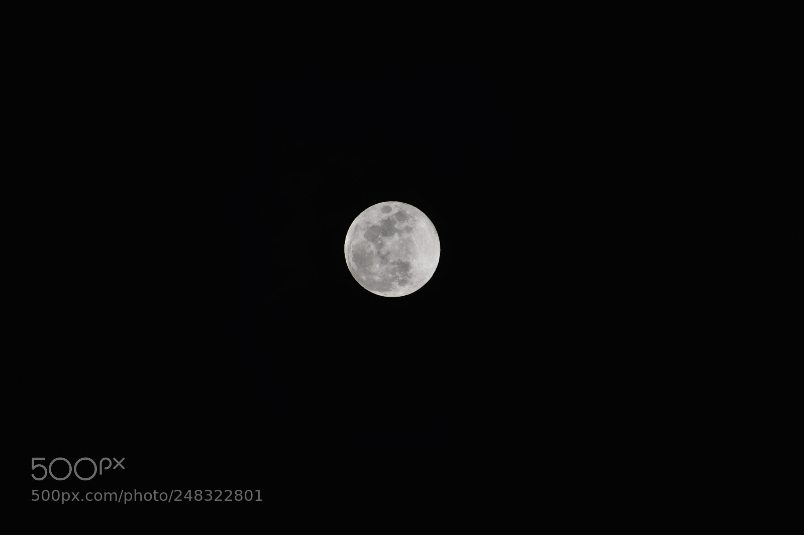 Nikon D3400 sample photo. Full moon photography
