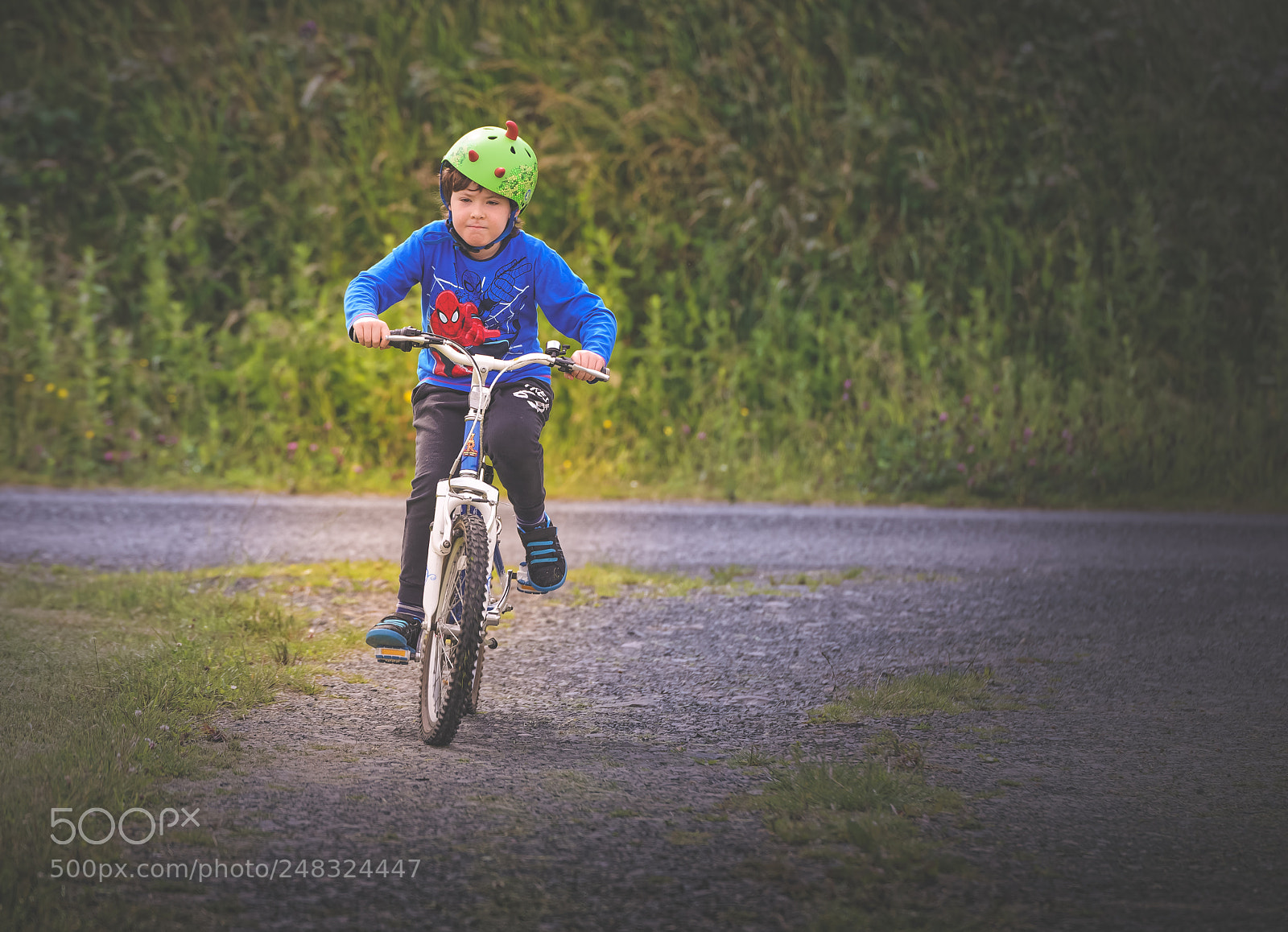 Nikon D810 sample photo. Edward on bike photography