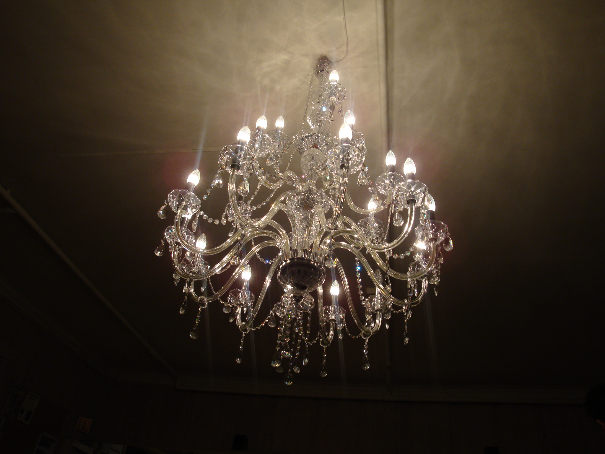 Sony Cyber-shot DSC-W170 sample photo. Chandelier vintage photography