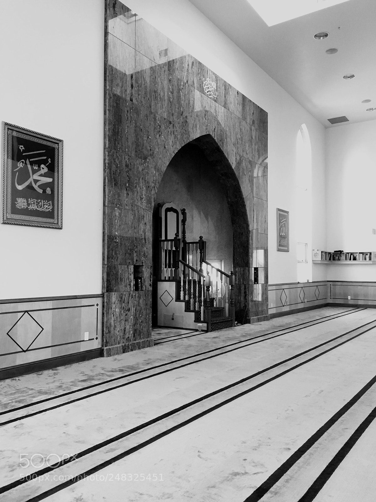 Apple iPhone 6s sample photo. Surrey masjid prayer hall photography