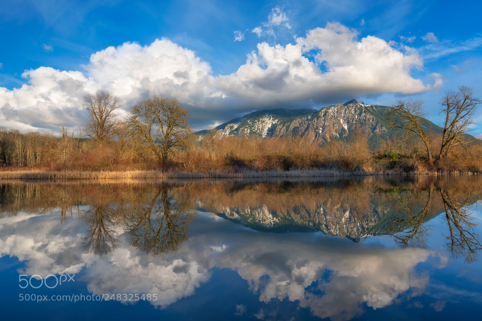 Sony a7R III sample photo. Mt. si reflection pond photography
