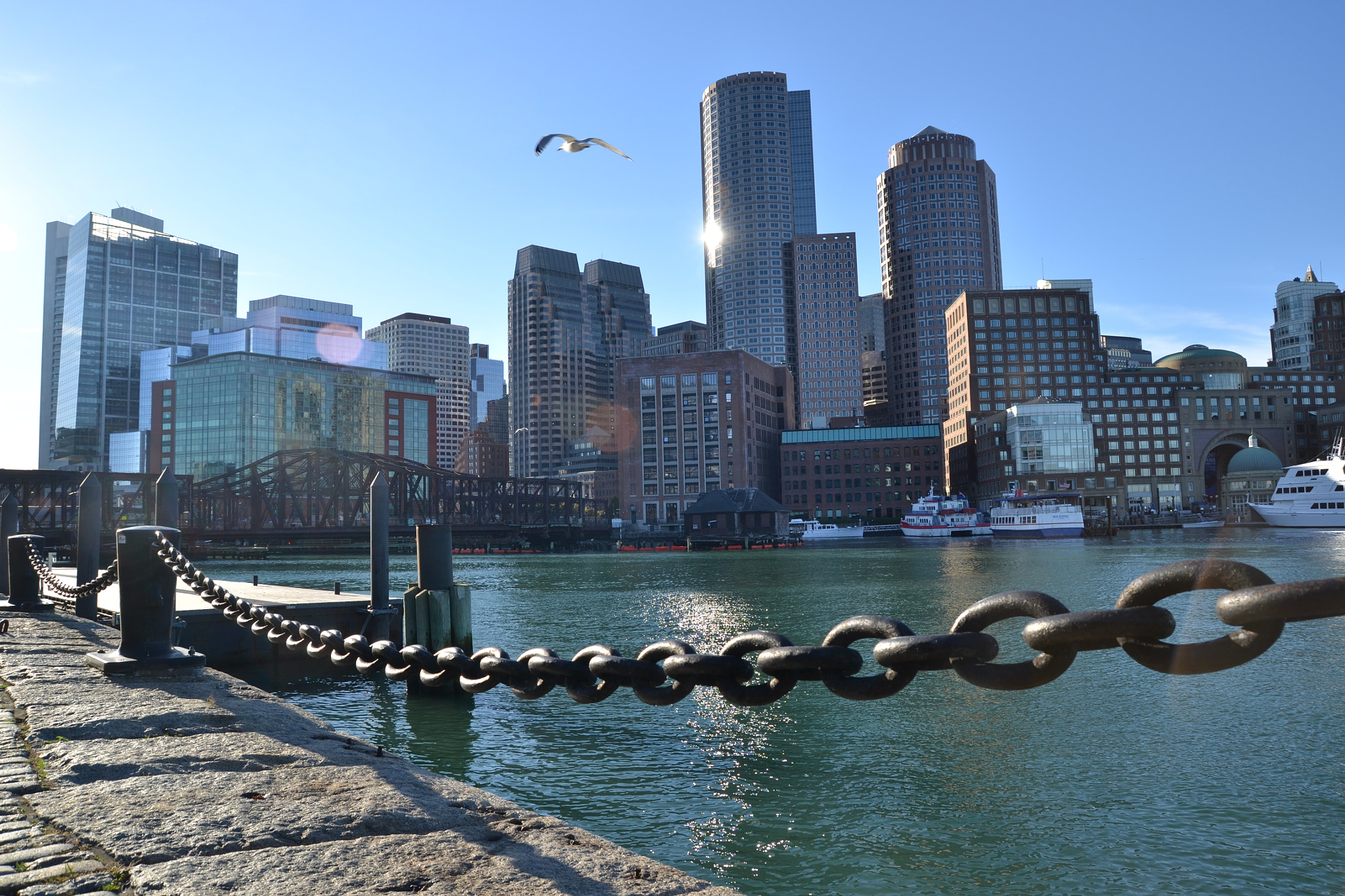 Nikon D3100 sample photo. Boston, ma skyline photography